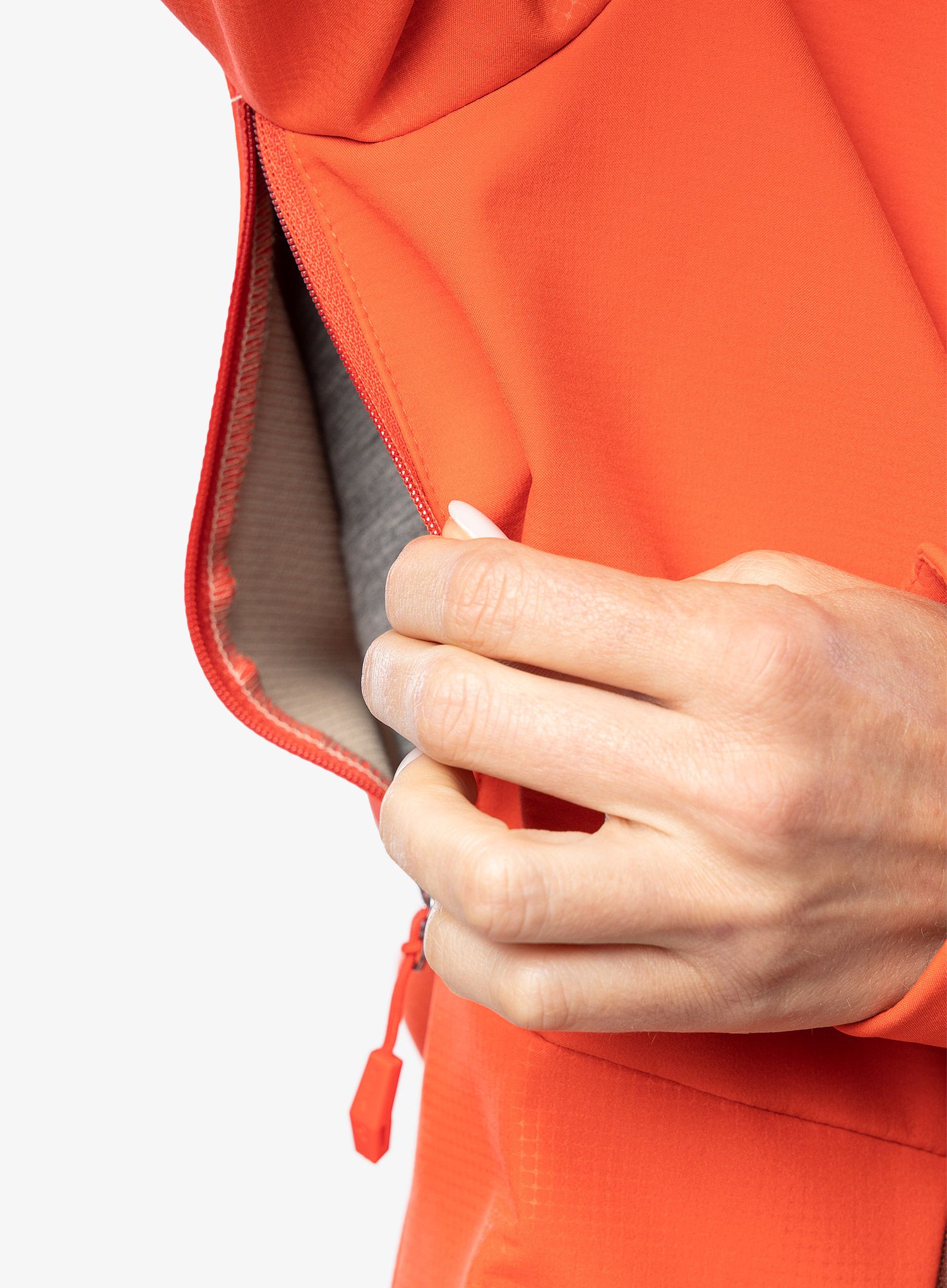 Dámská bunda Vaude All Year Elope Softshell Jacket - flame