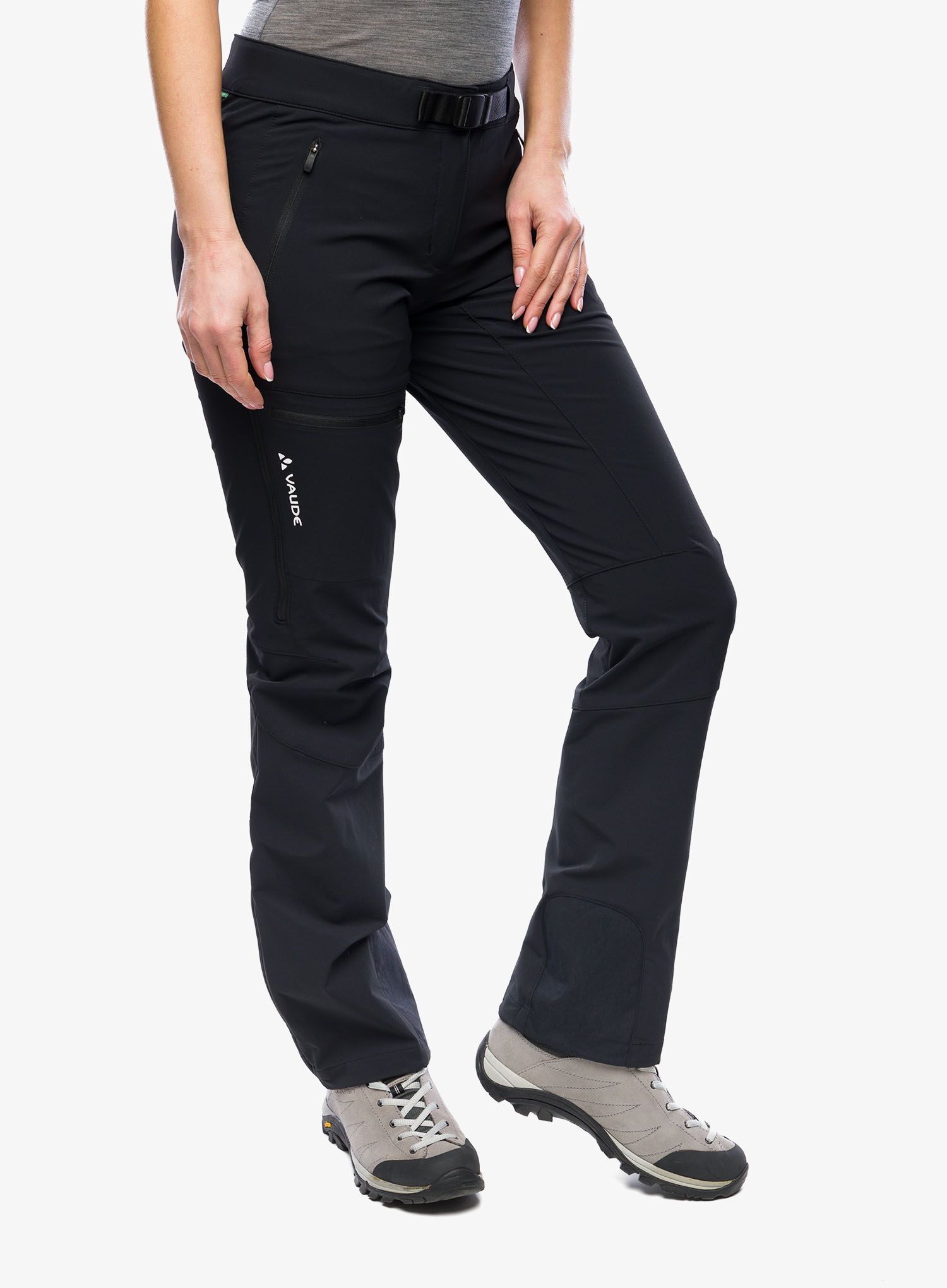 Softshellové kalhoty dámské Vaude Badile Pants II - black/black