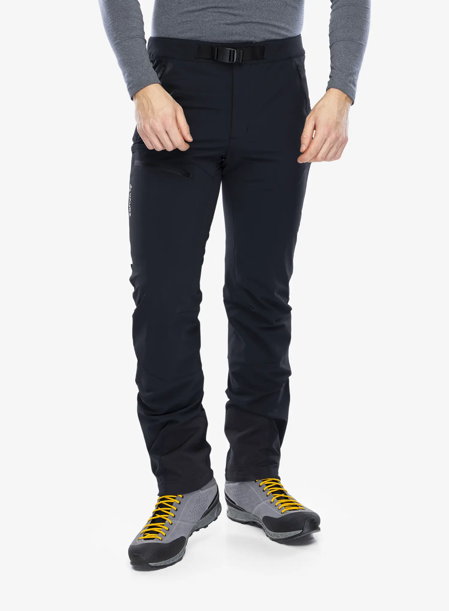 Softshell kalhoty Vaude Badile Pants II - black uni