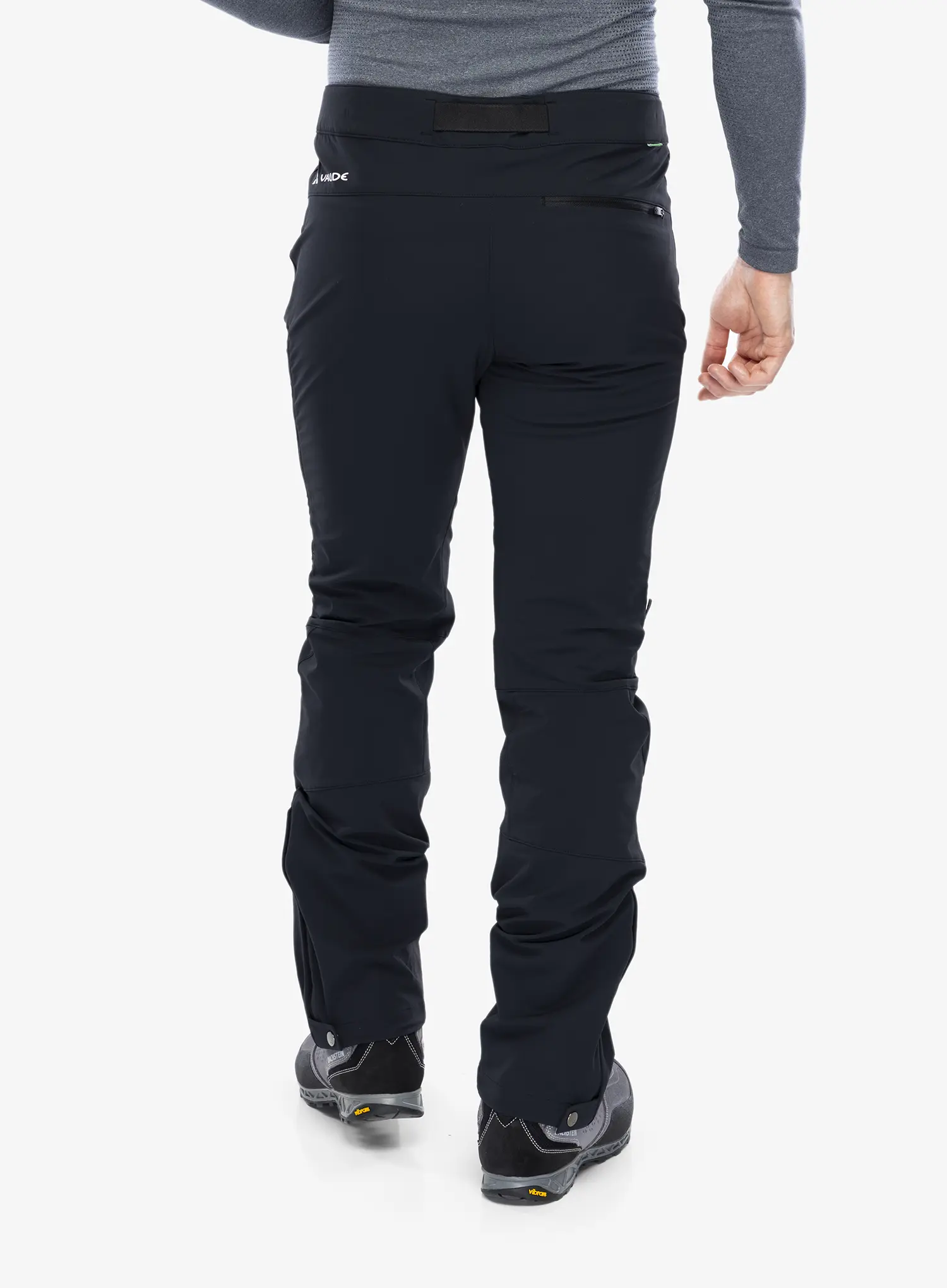 Softshell kalhoty Vaude Badile Pants II - black uni