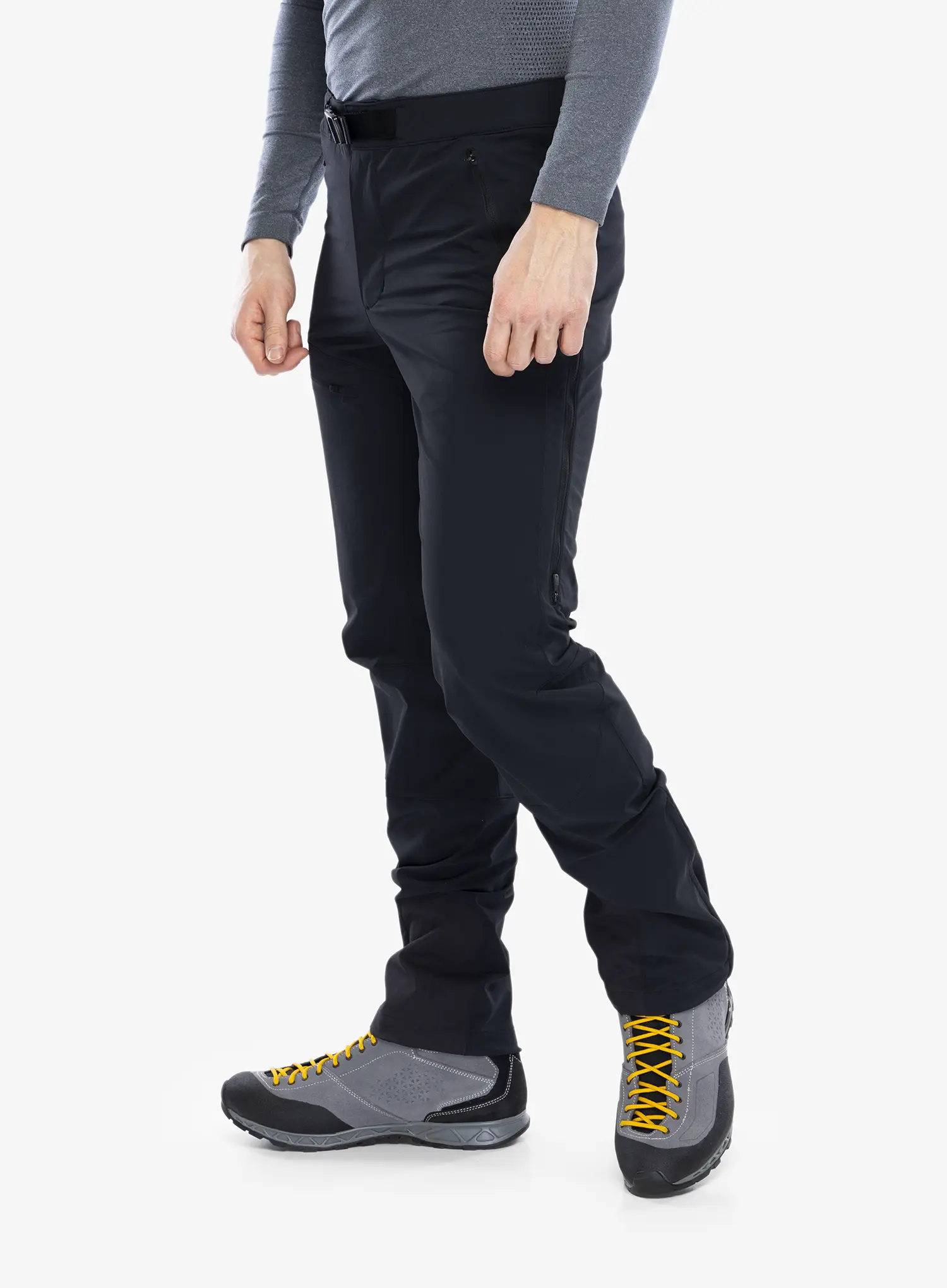 Softshell kalhoty Vaude Badile Pants II - black uni