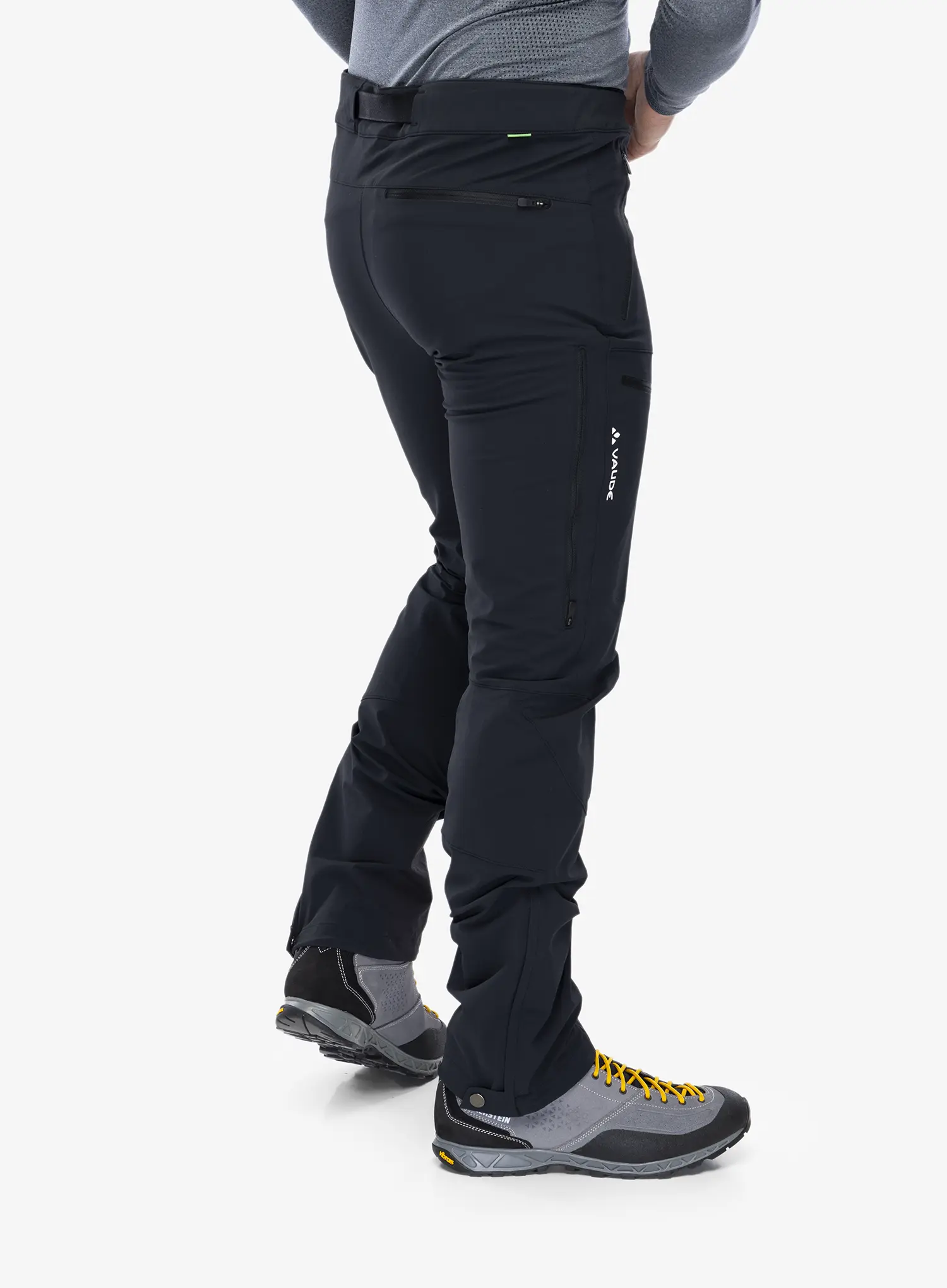 Softshell kalhoty Vaude Badile Pants II - black uni