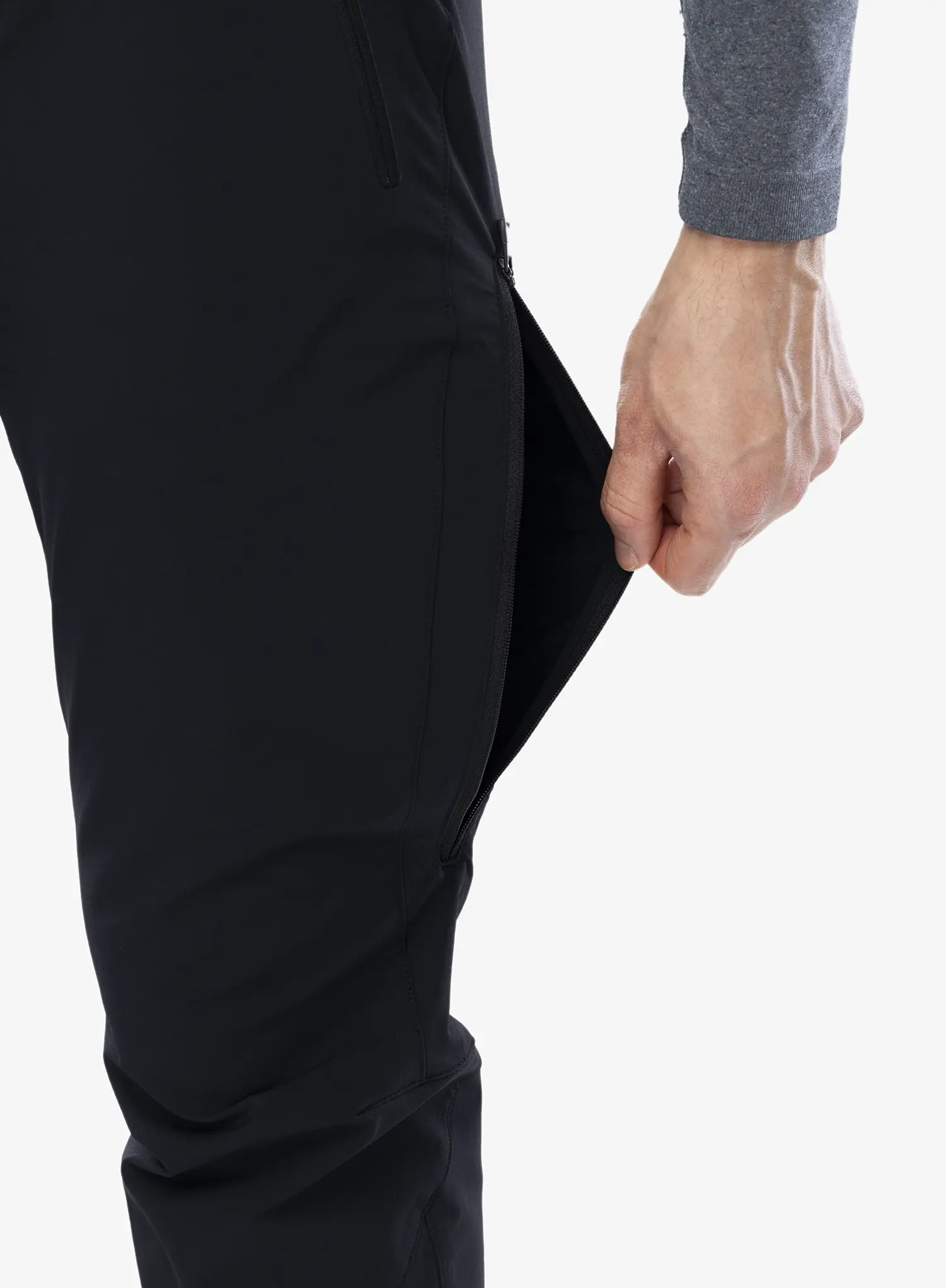 Softshell kalhoty Vaude Badile Pants II - black uni