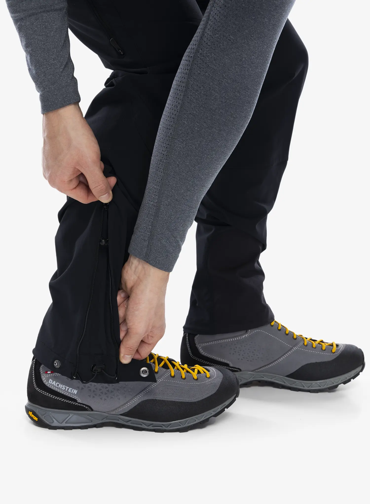 Softshell kalhoty Vaude Badile Pants II - black uni