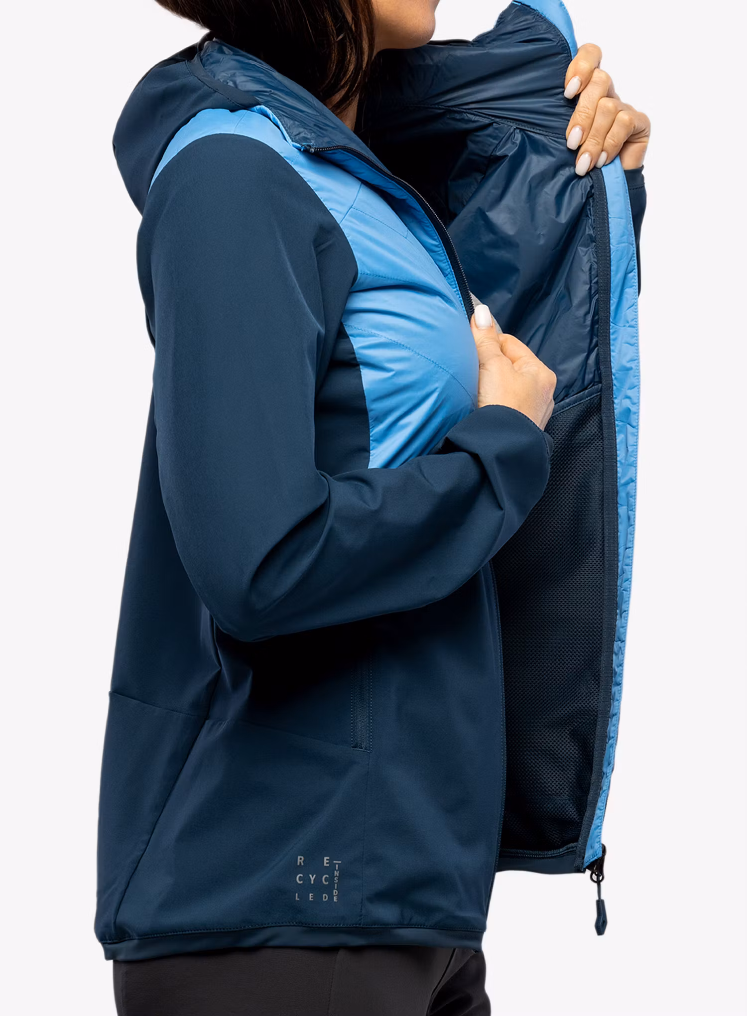 Hybridní bunda dámská Vaude Brenva Jacket - blue jay