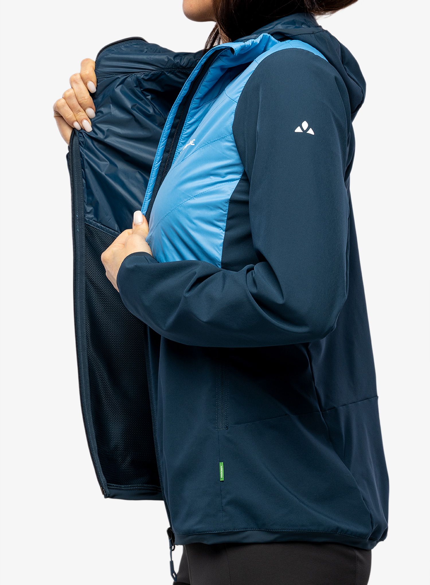 Hybridní bunda dámská Vaude Brenva Jacket - blue jay