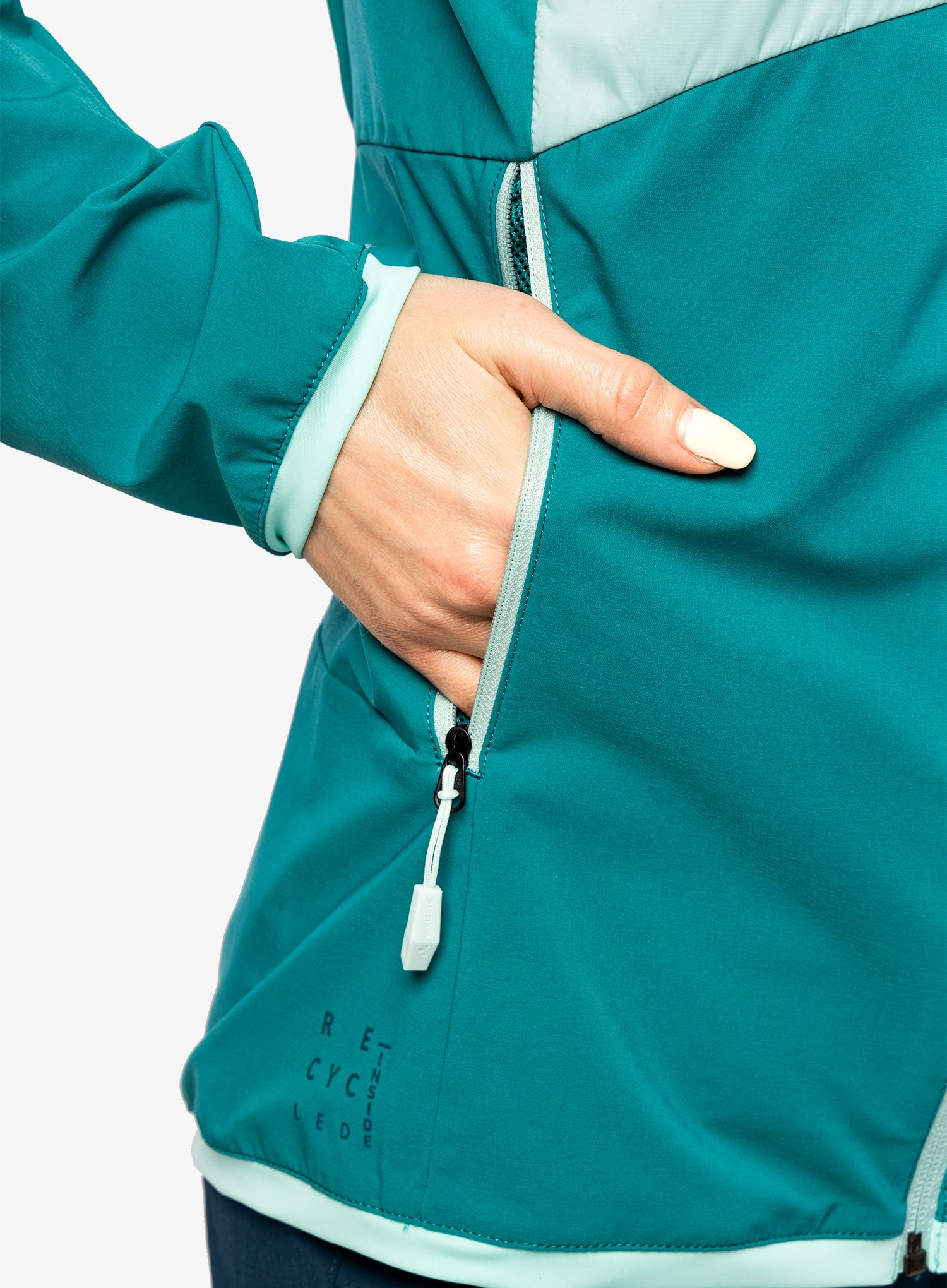 Hybridní bunda dámská Vaude Brenva Jacket - glacier