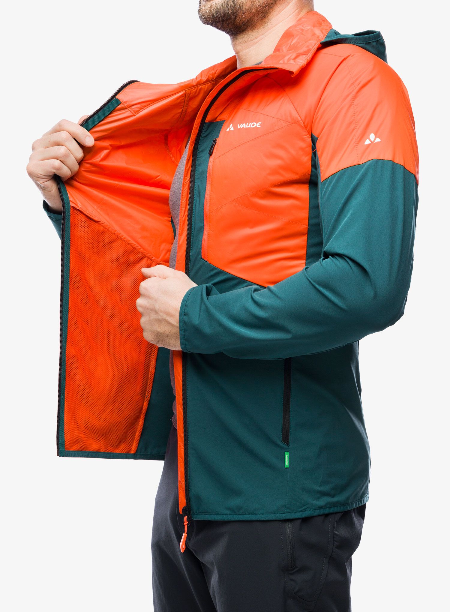 Hybridní bunda Vaude Brenva Jacket - mallard green