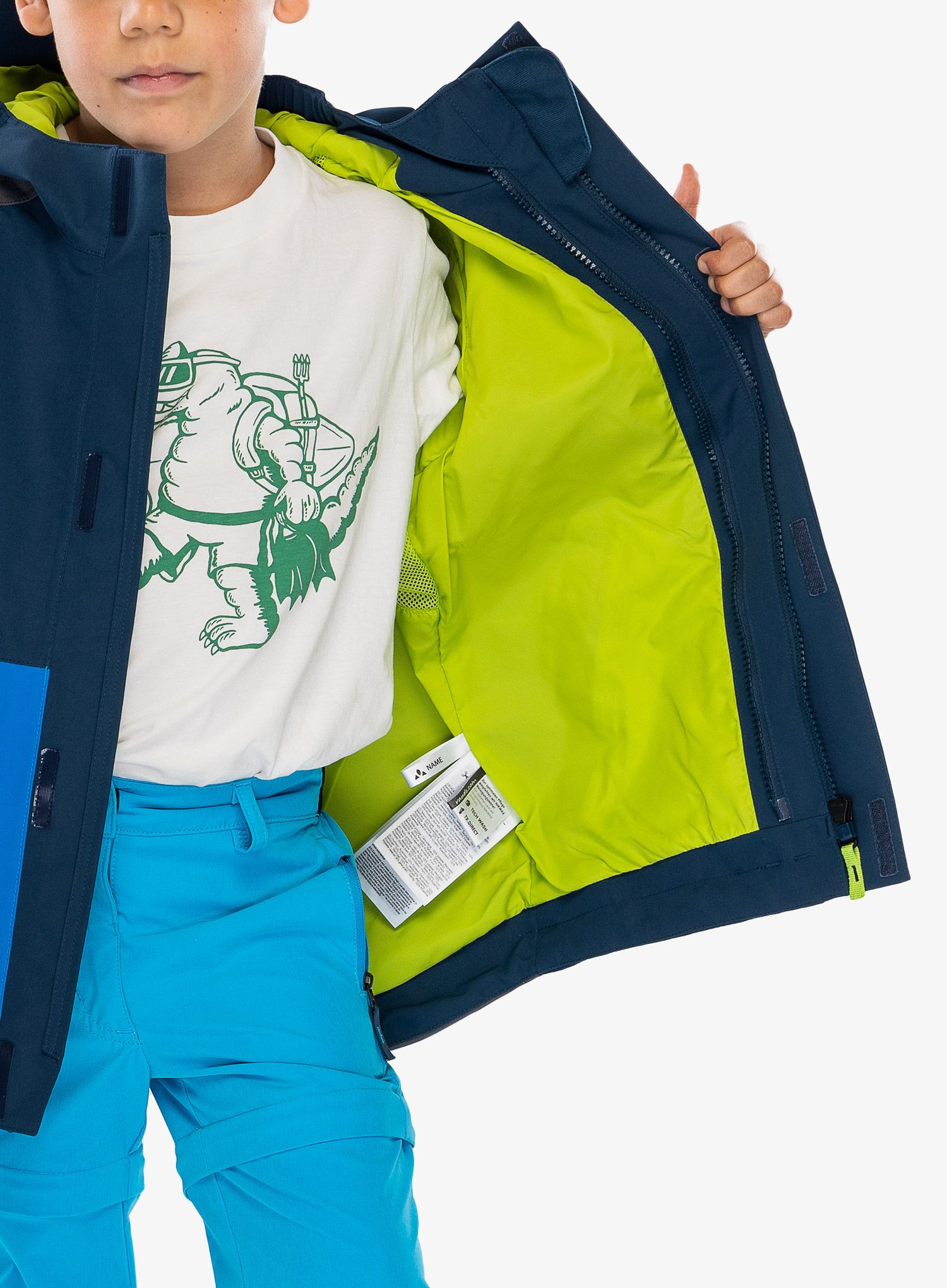 Dětská bunda Vaude Caprea 2L Jacket - dark sea/green