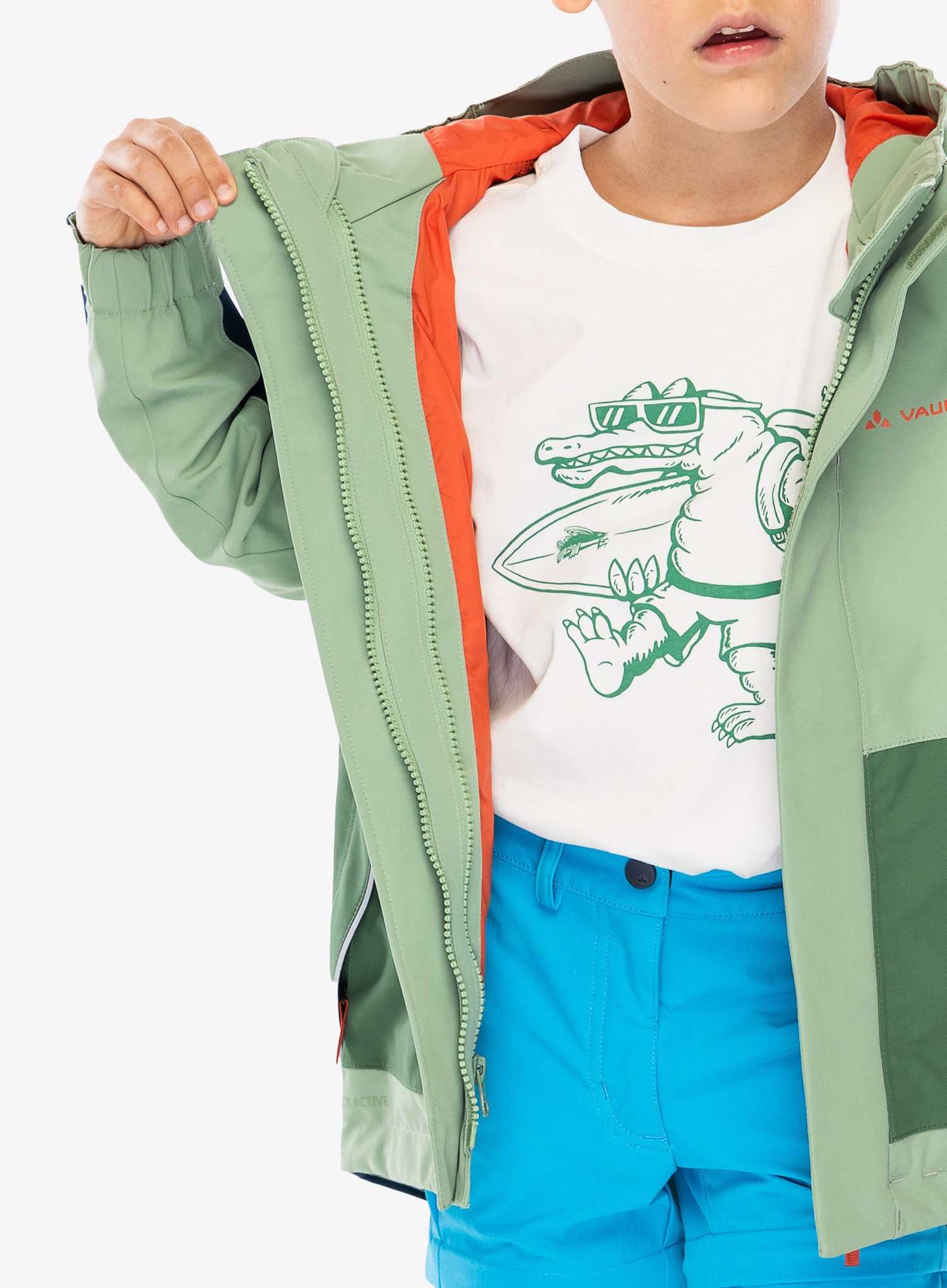 Dětská bunda Vaude Caprea 2L Jacket - willow green