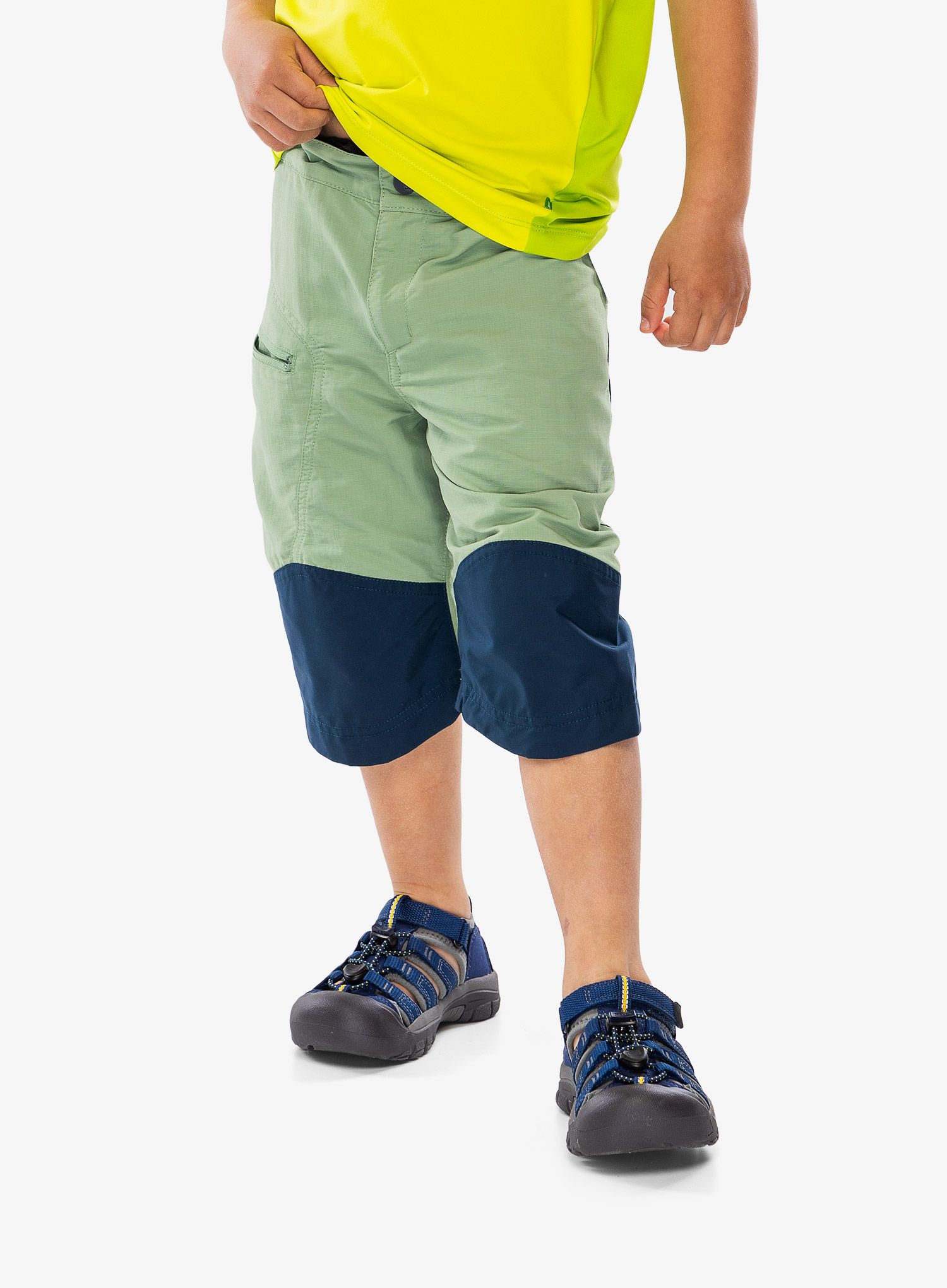 Dětské kraťasy Vaude Caprea Antimos Shorts - willow green