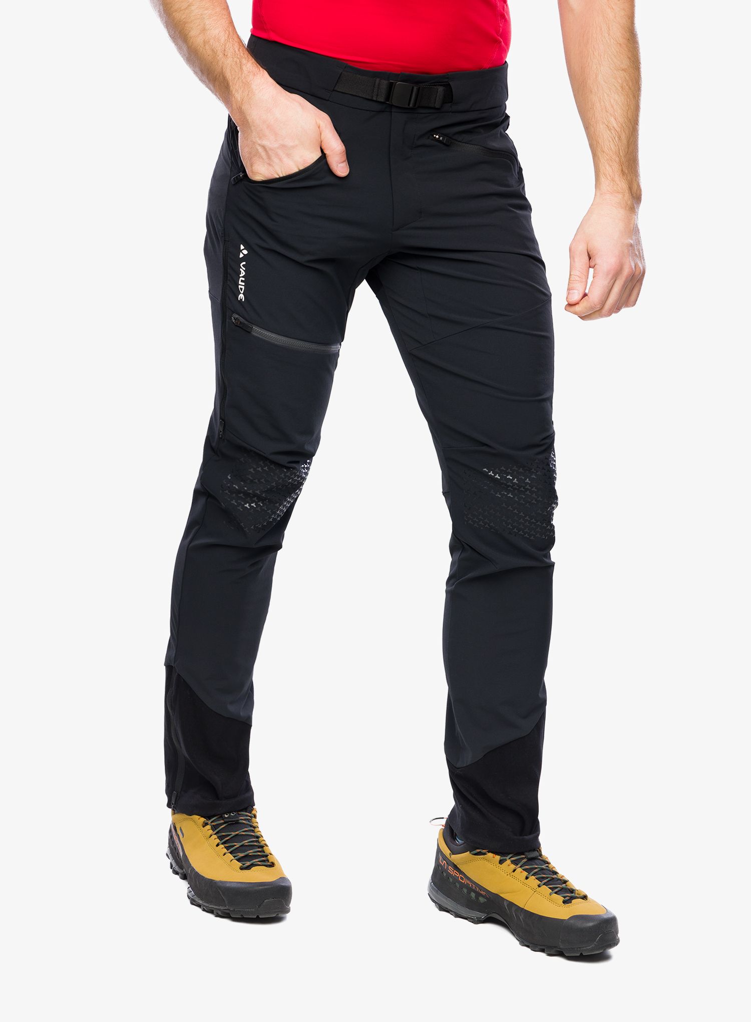 Softshell kalhoty Vaude Croz Pants II - black