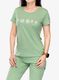Dámské tričko s potiskem Vaude Cyclist T-Shirt V - willow green uni