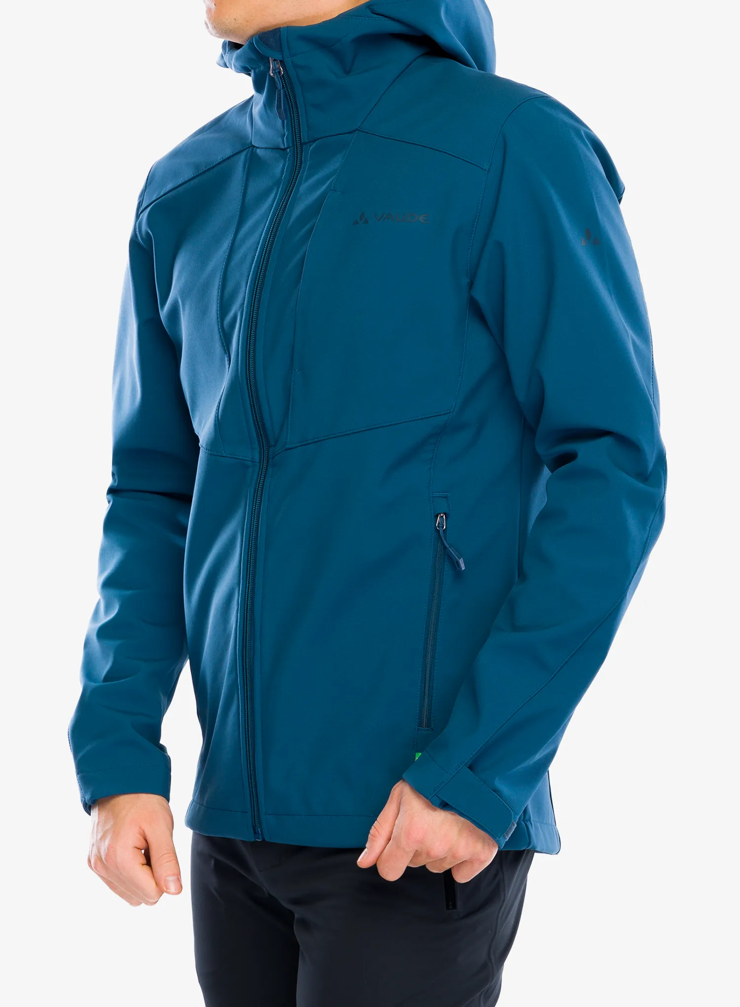 Softshellová bunda Vaude Cyclone Hooded Jacket - baltic sea