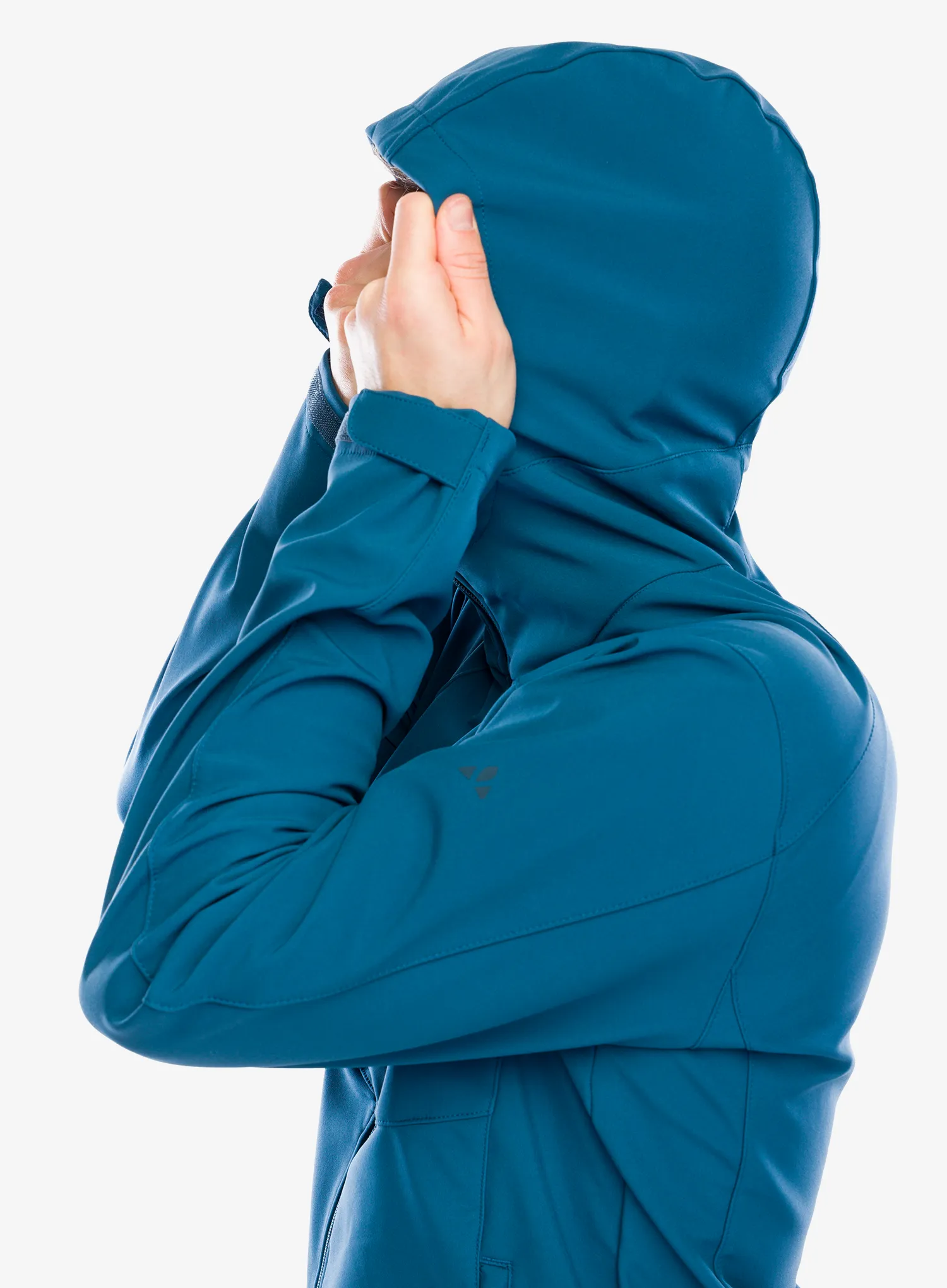Softshellová bunda Vaude Cyclone Hooded Jacket - baltic sea