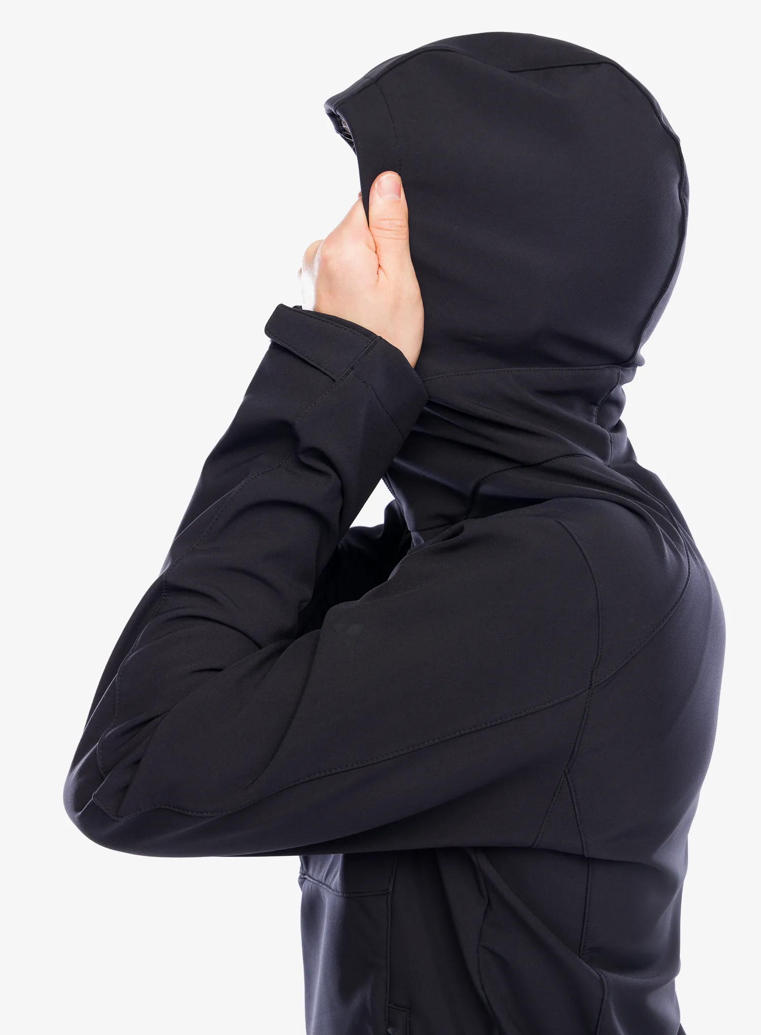 Softshellová bunda Vaude Cyclone Hooded Jacket - black