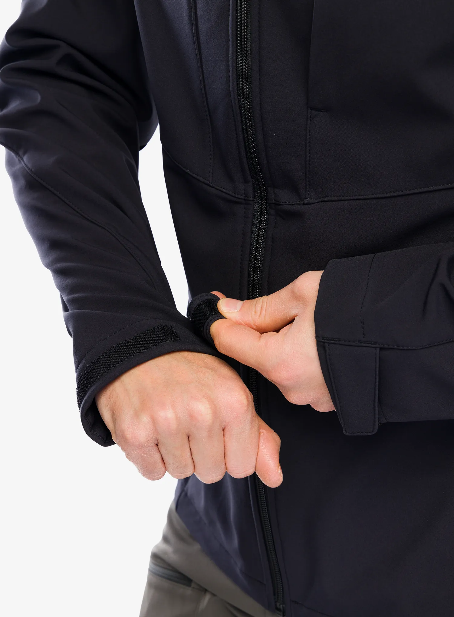 Softshellová bunda Vaude Cyclone Hooded Jacket - black