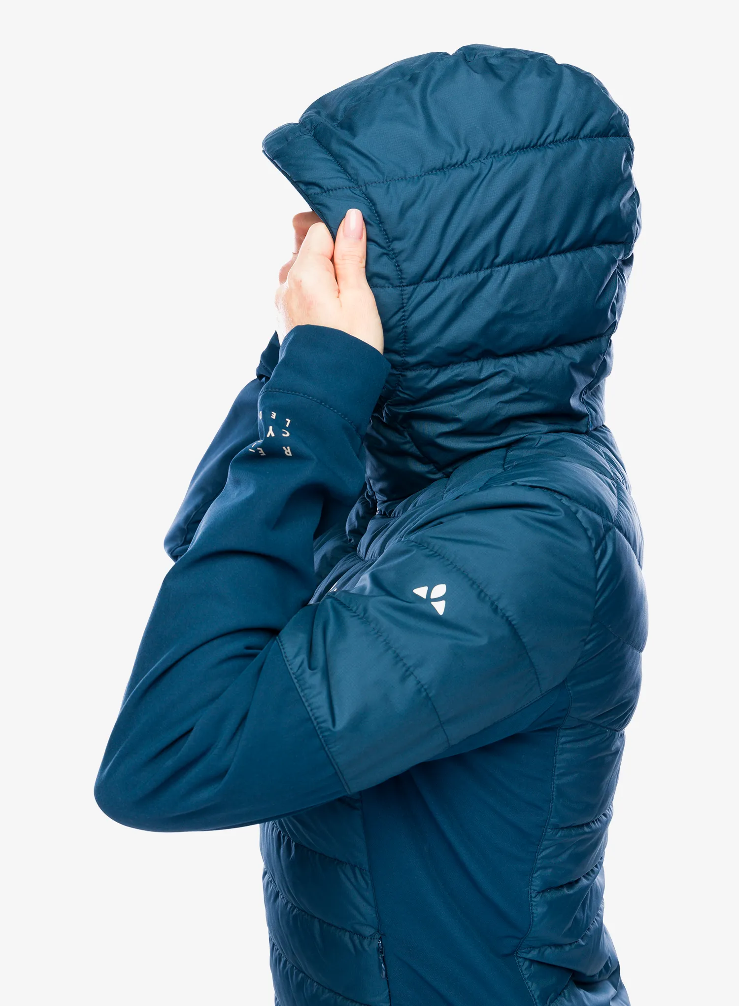 Hybridní bunda dámská Vaude Elope Hybrid Jacket - dark sea