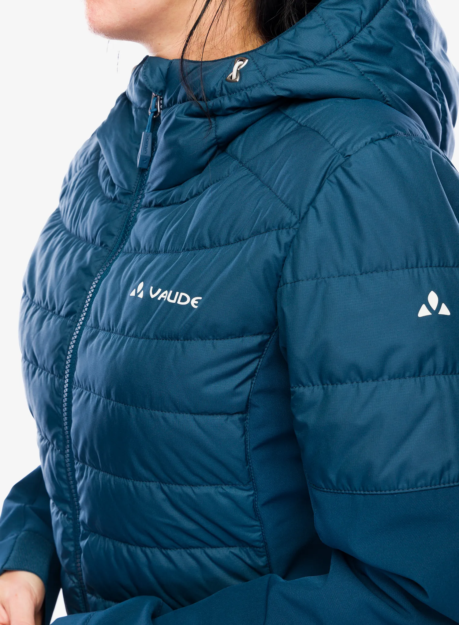 Hybridní bunda dámská Vaude Elope Hybrid Jacket - dark sea