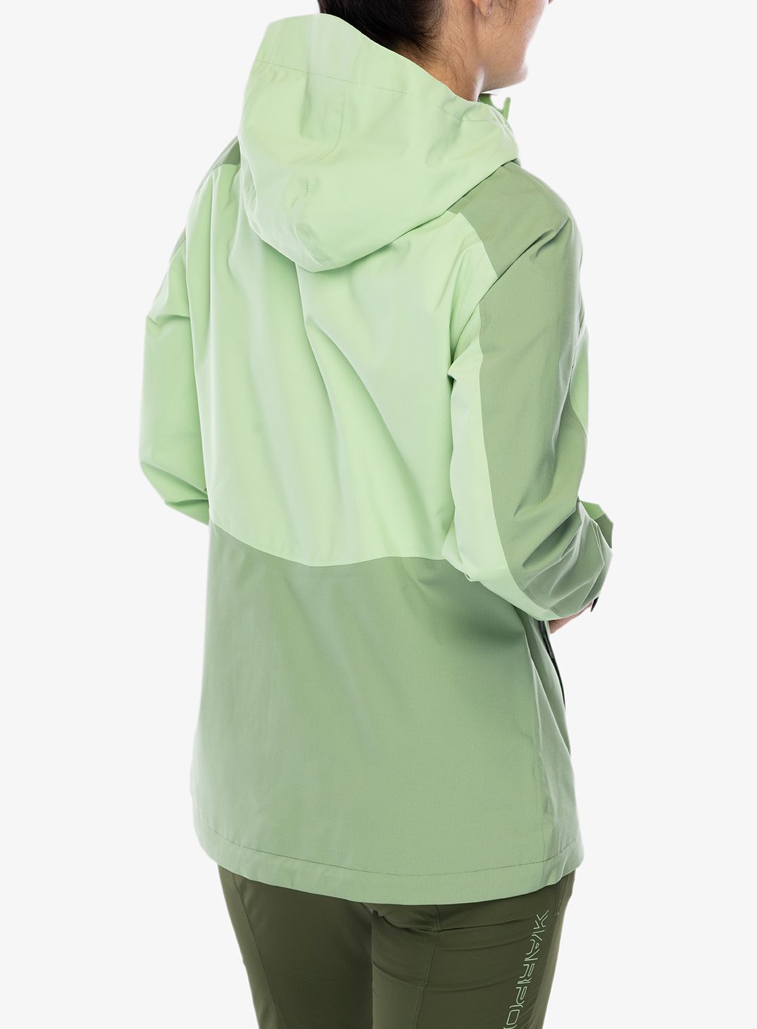 Dámská bunda do deště Vaude Elope Jacket II - aloe vera