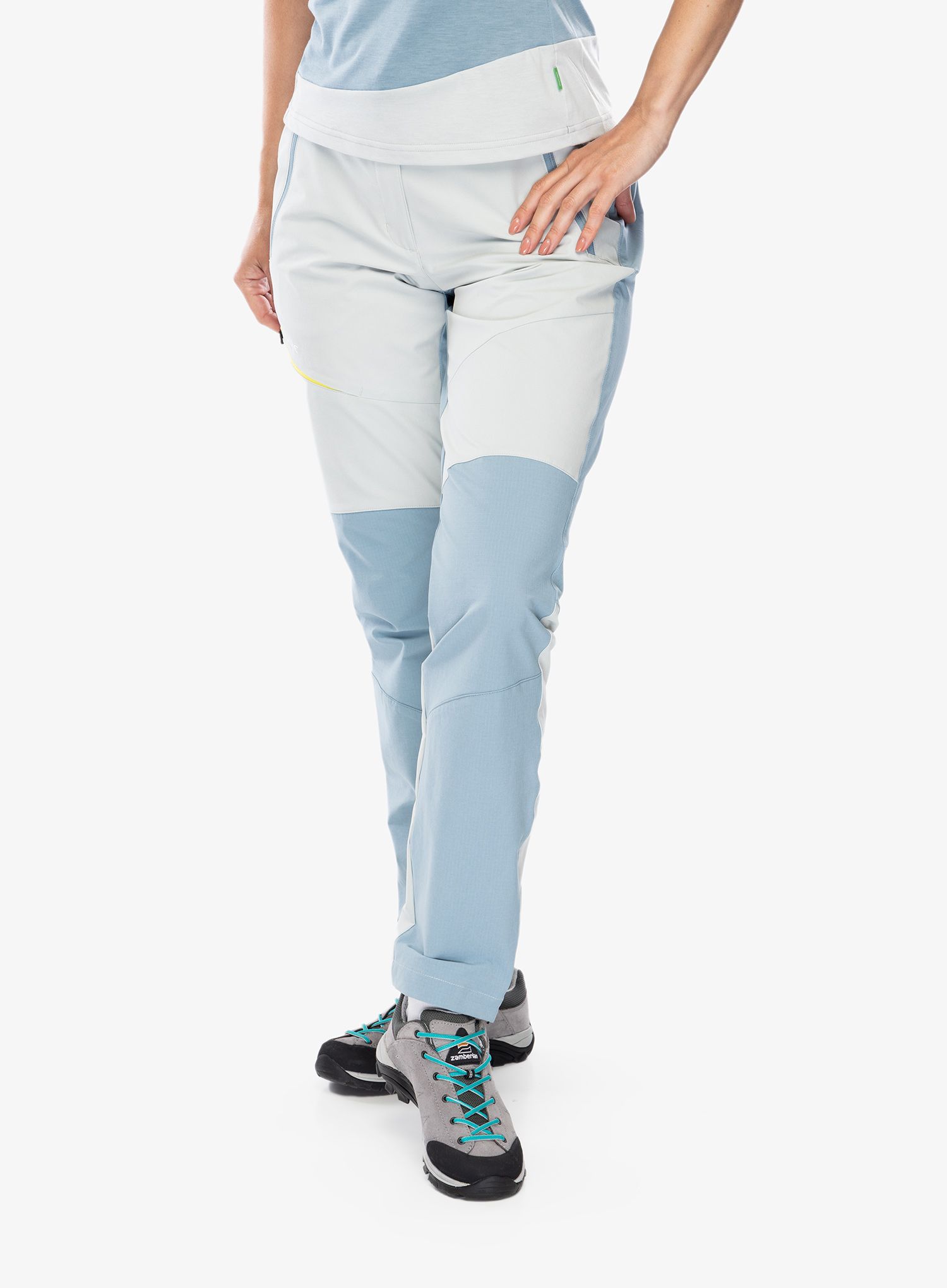 Turistické kalhoty dámské Vaude Elope Pants - light grey