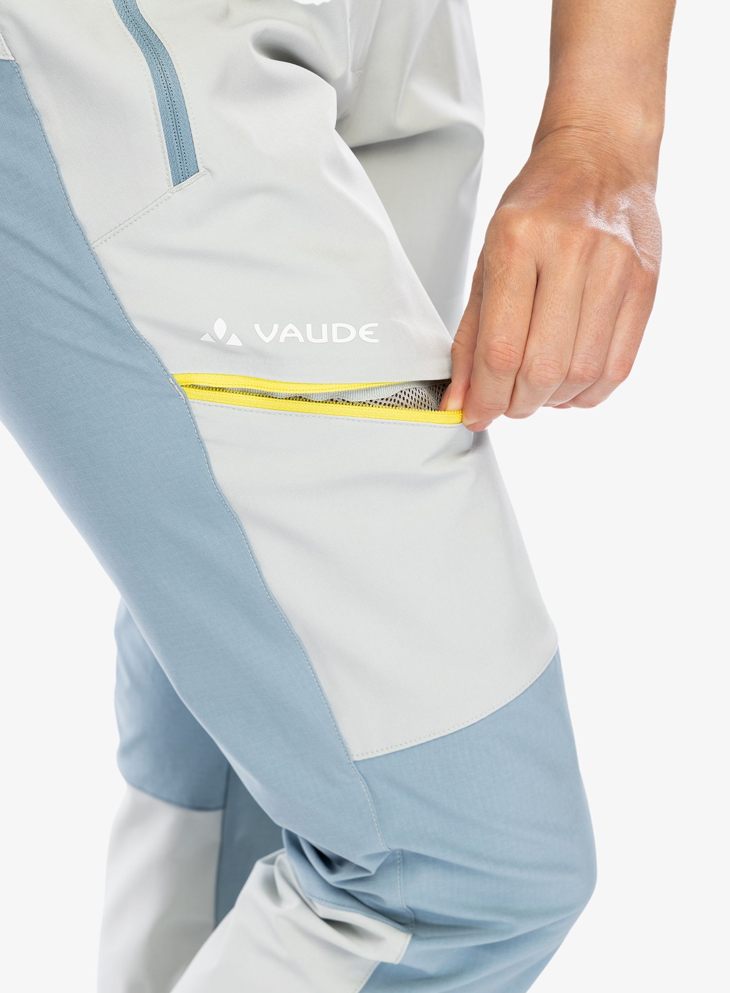 Turistické kalhoty dámské Vaude Elope Pants - light grey