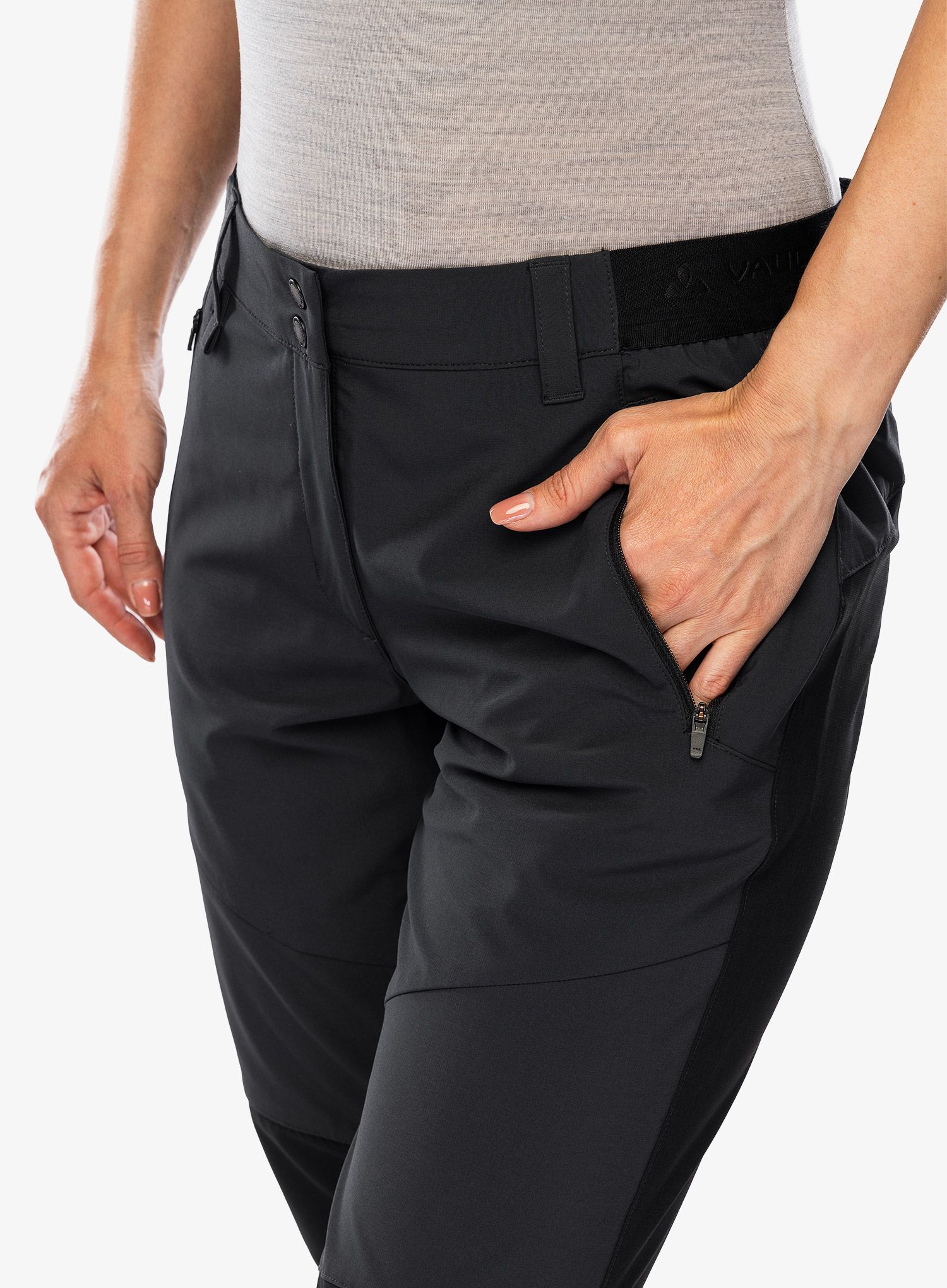 Turistické kalhoty dámské Vaude Elope Pants - phantom black