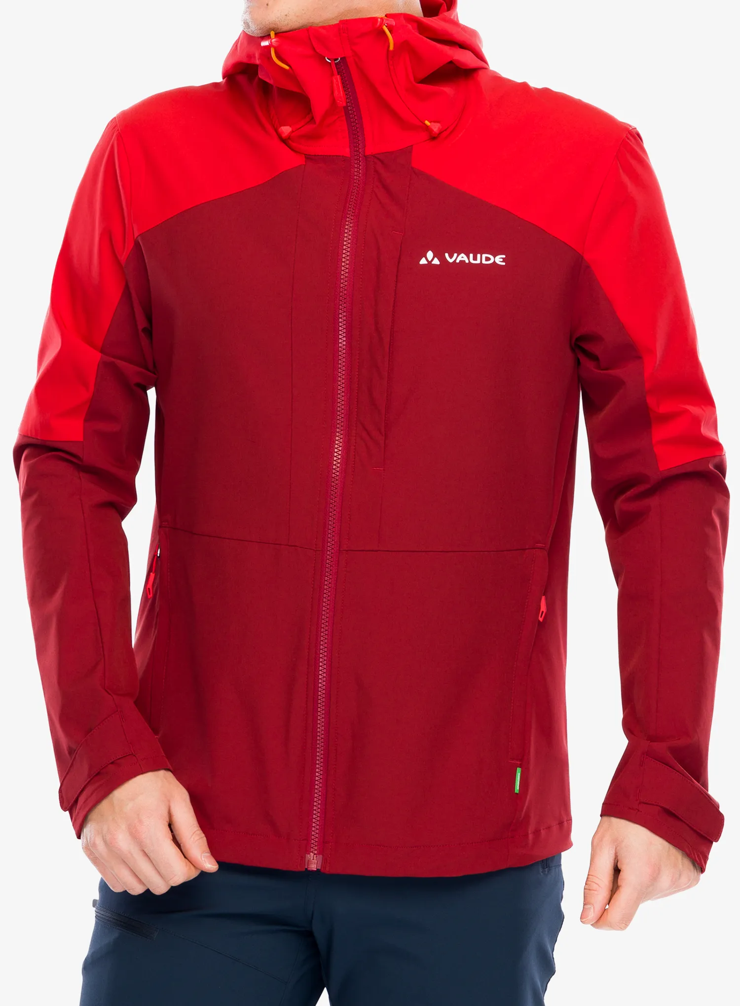 Softshellová bunda Vaude Elope Wind Jacket - carmine