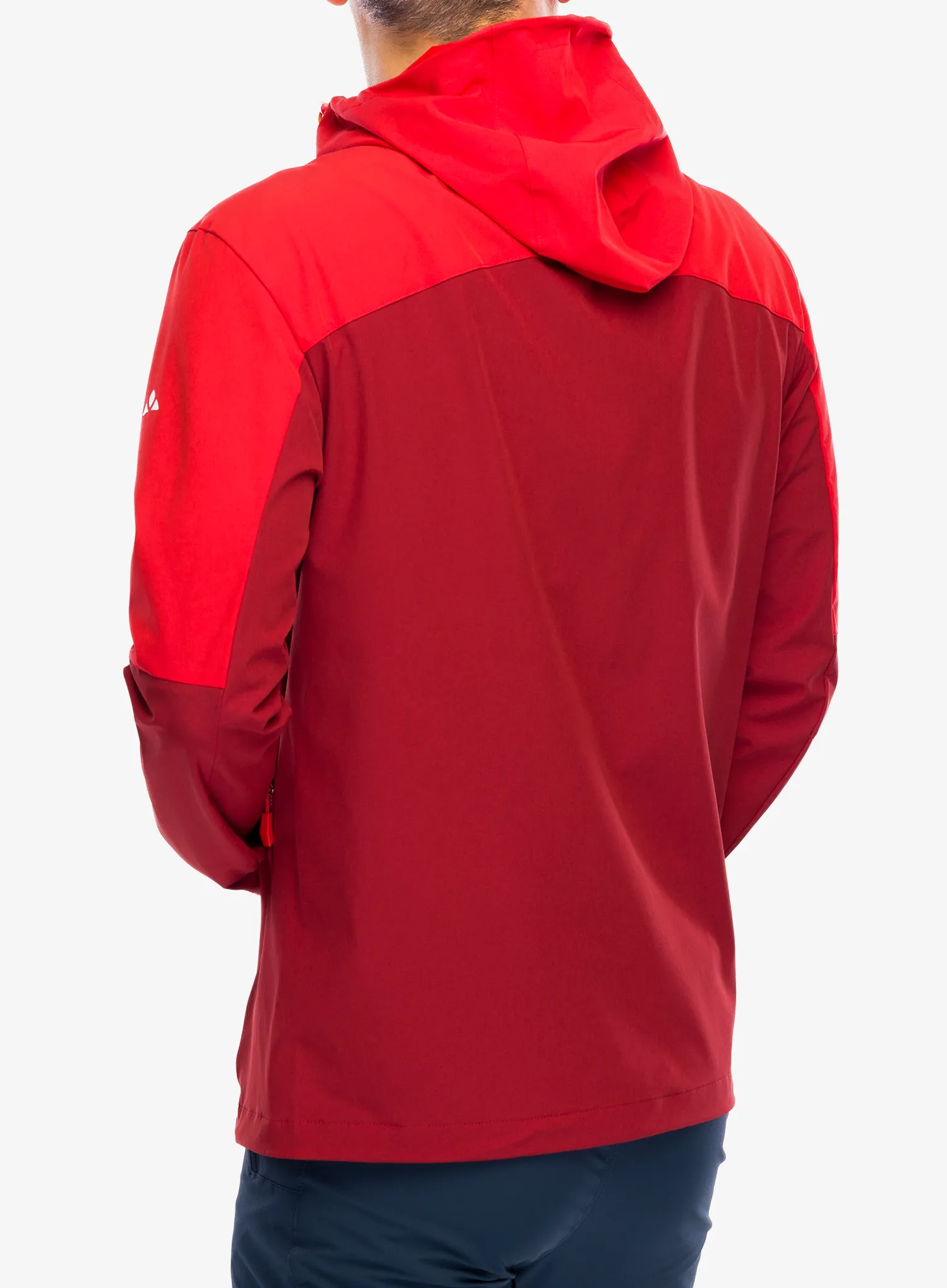 Softshellová bunda Vaude Elope Wind Jacket - carmine