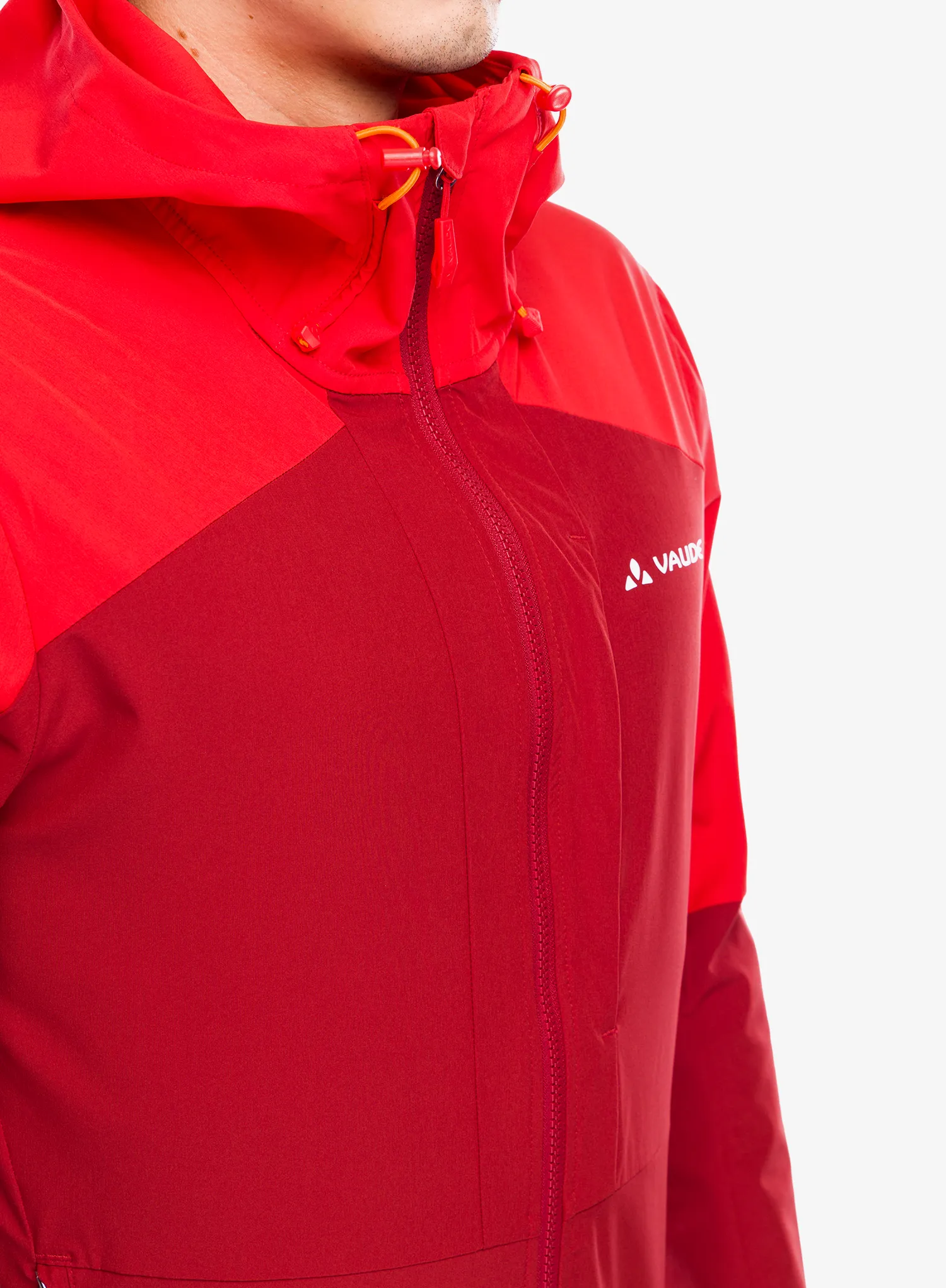 Softshellová bunda Vaude Elope Wind Jacket - carmine