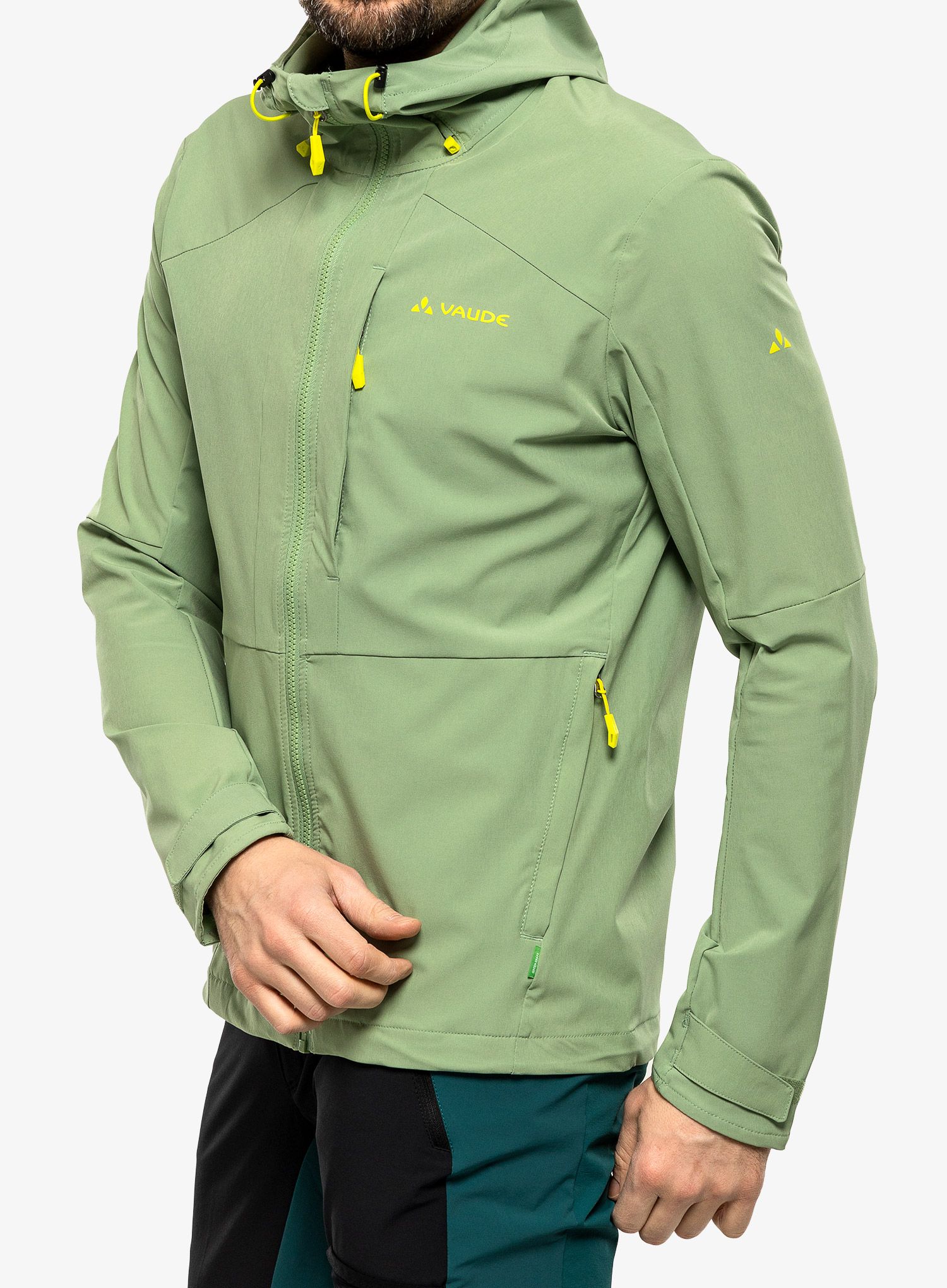 Softshellová bunda Vaude Elope Wind Jacket - willow green