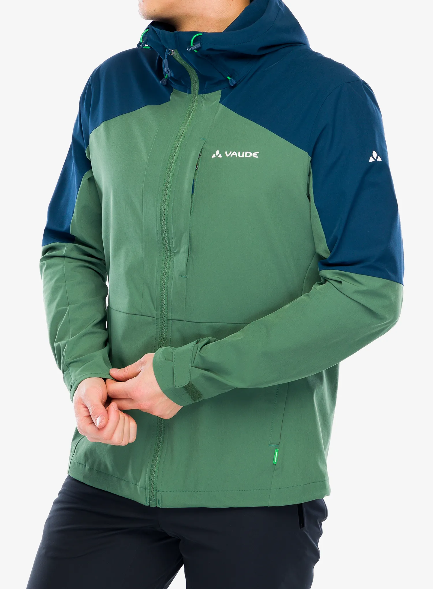 Softshellová bunda Vaude Elope Wind Jacket - woodland