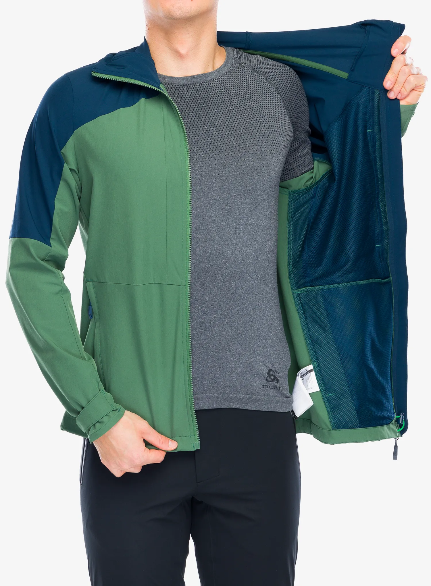 Softshellová bunda Vaude Elope Wind Jacket - woodland