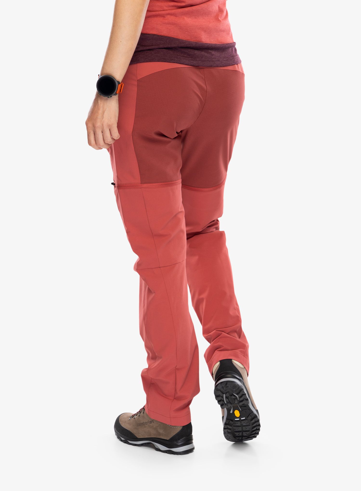 Turistické kalhoty dámské Vaude Elope ZO Pants - brick