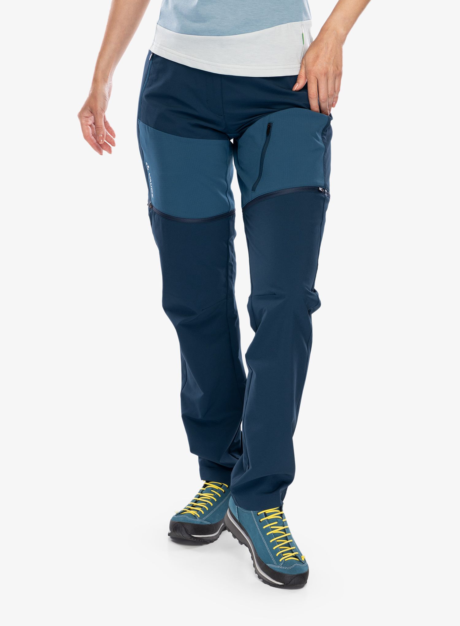 Turistické kalhoty dámské Vaude Elope ZO Pants - dark sea