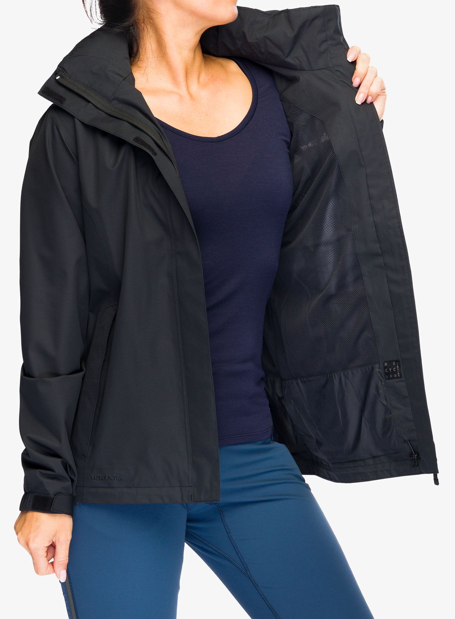 Dámská bunda do deště Vaude Escape Light Jacket - black