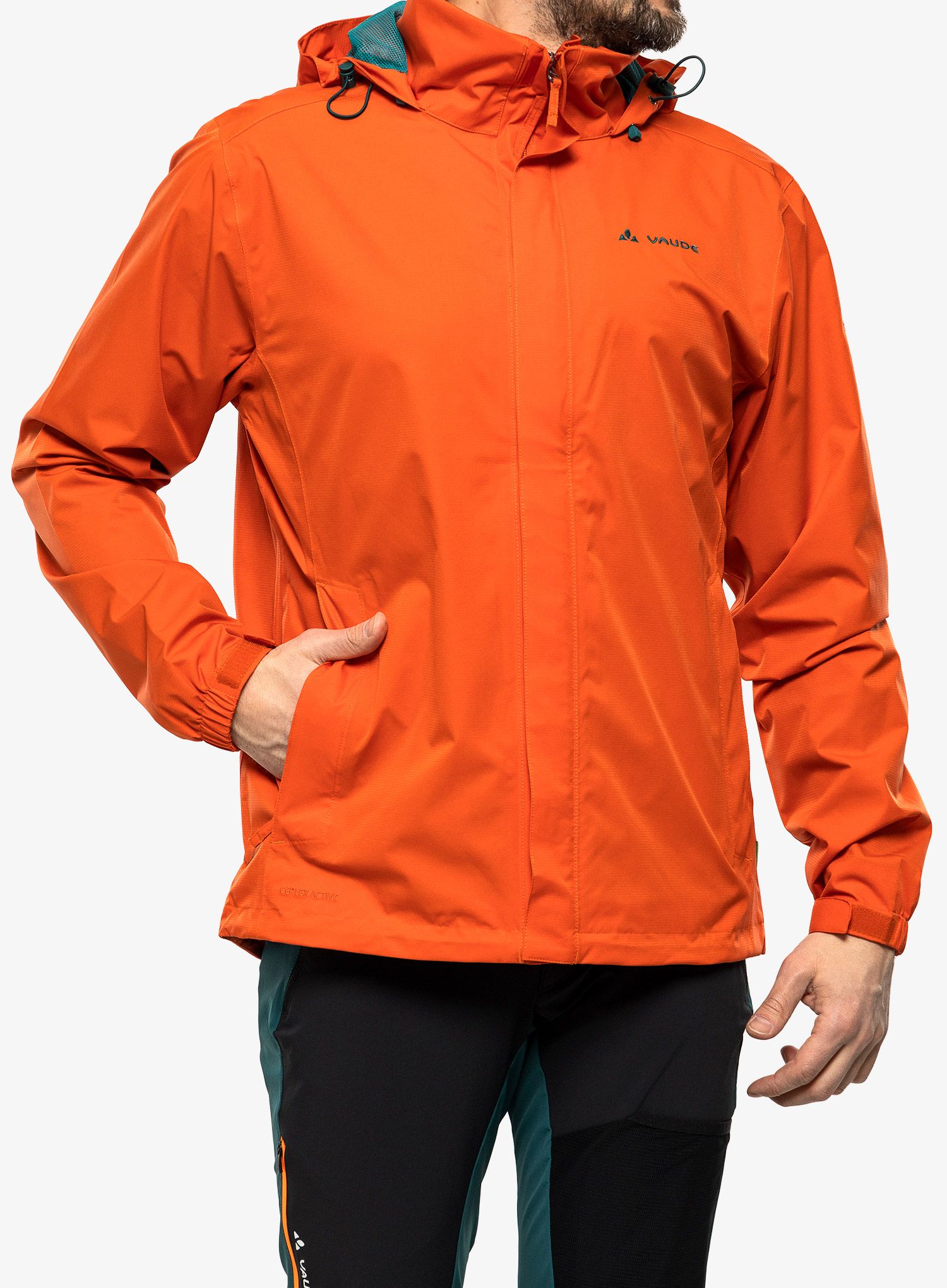 Bunda do deště Vaude Escape Light Jacket - burnt red
