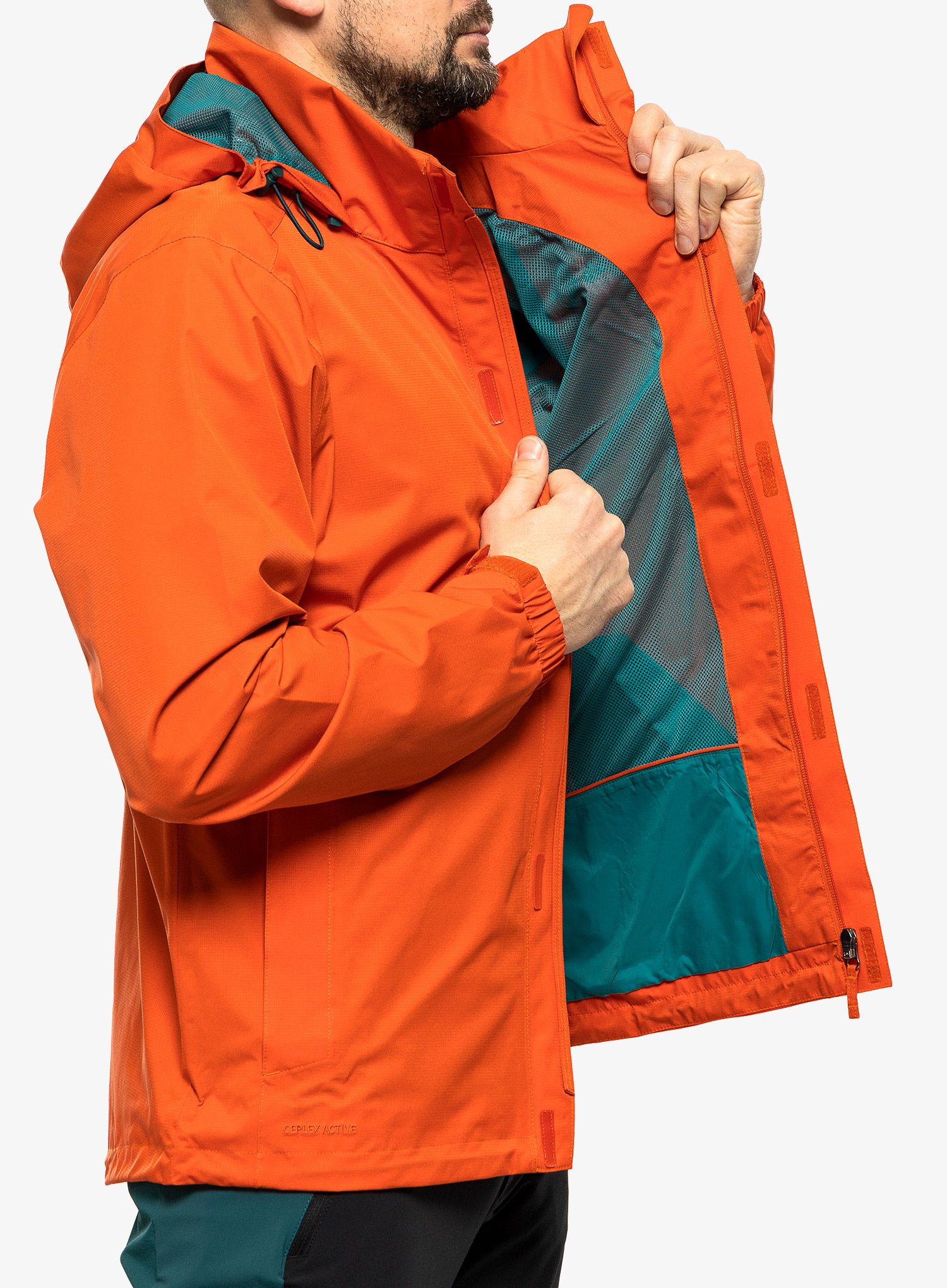 Bunda do deště Vaude Escape Light Jacket - burnt red