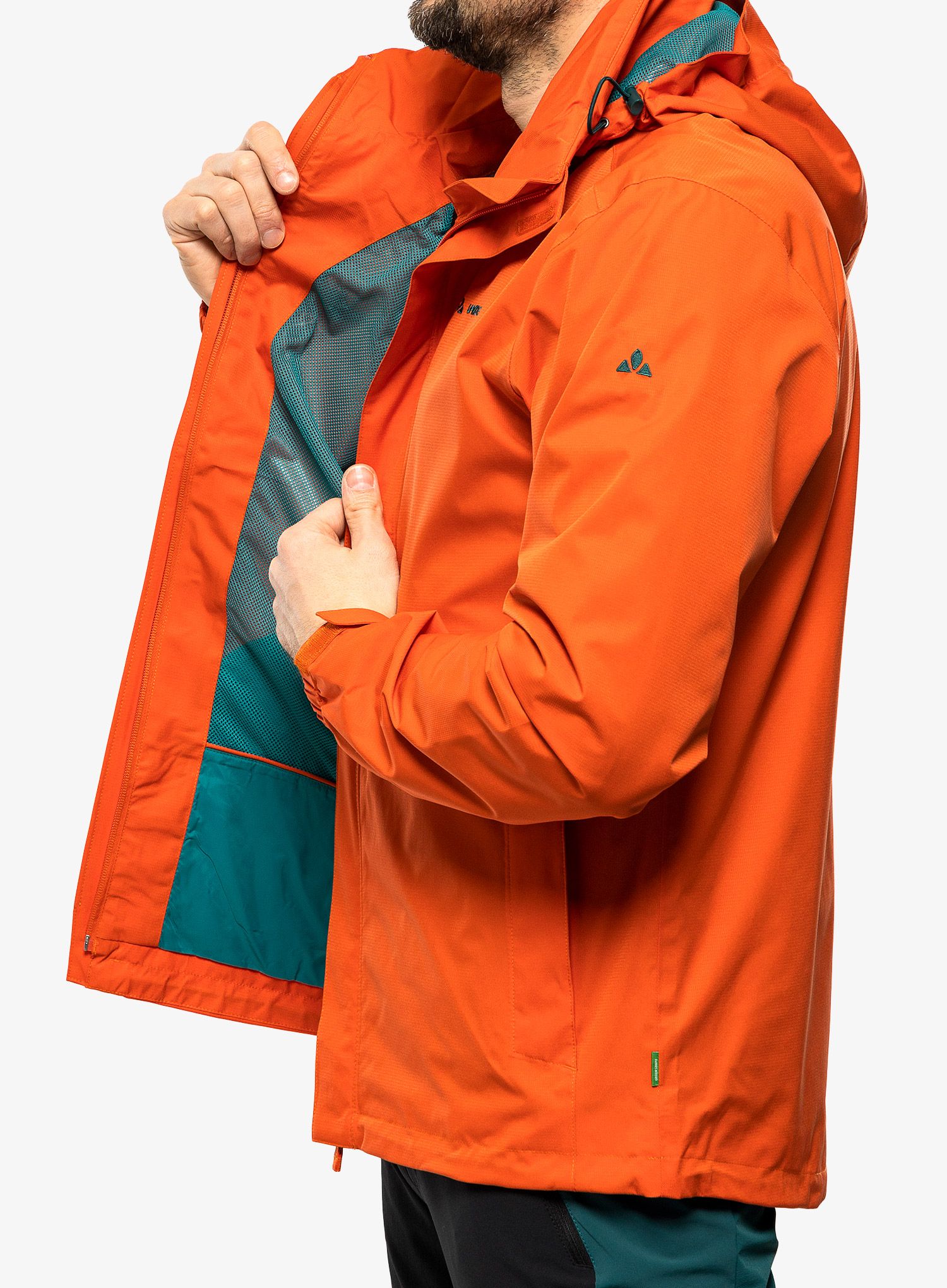 Bunda do deště Vaude Escape Light Jacket - burnt red