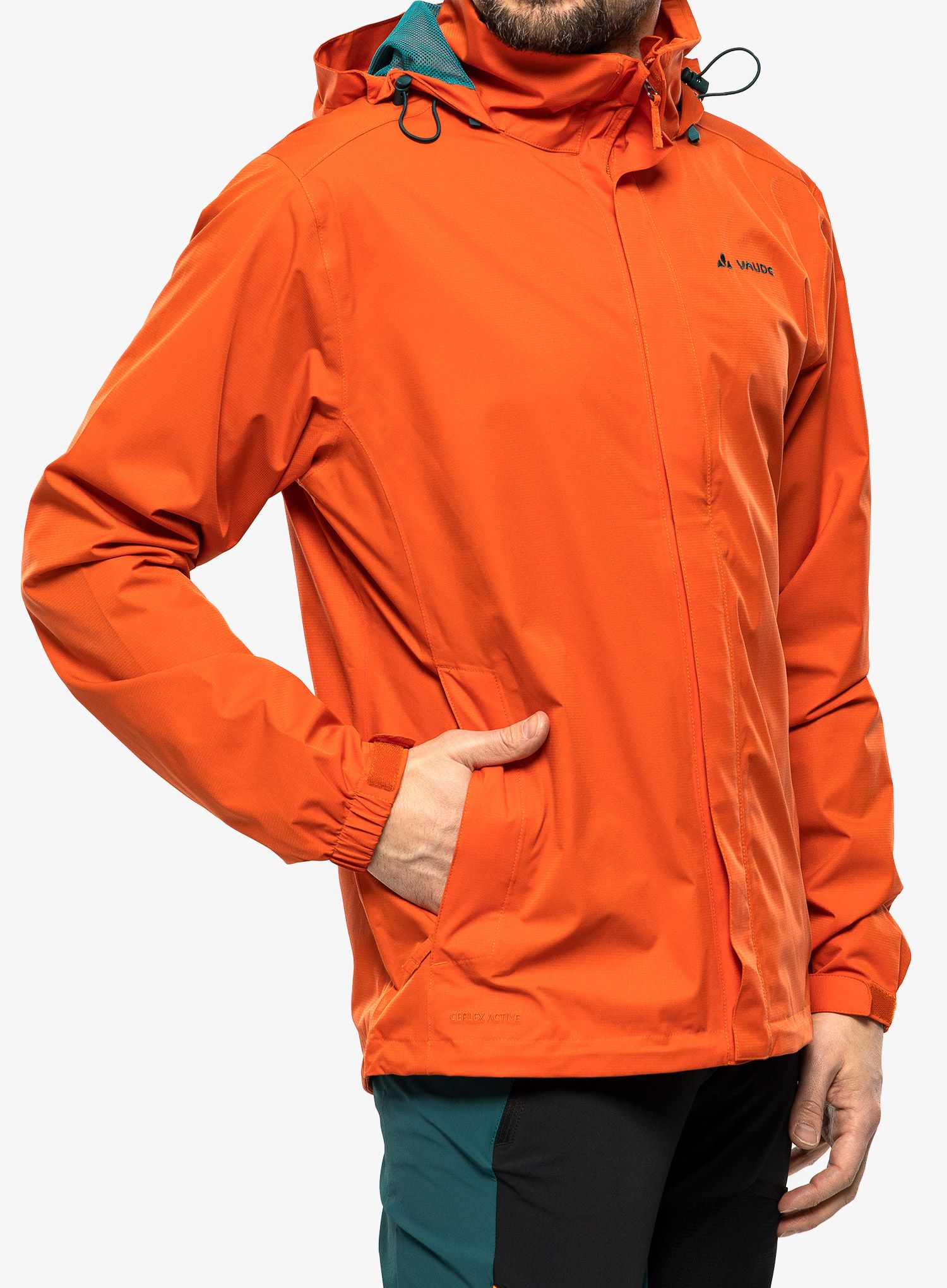 Bunda do deště Vaude Escape Light Jacket - burnt red