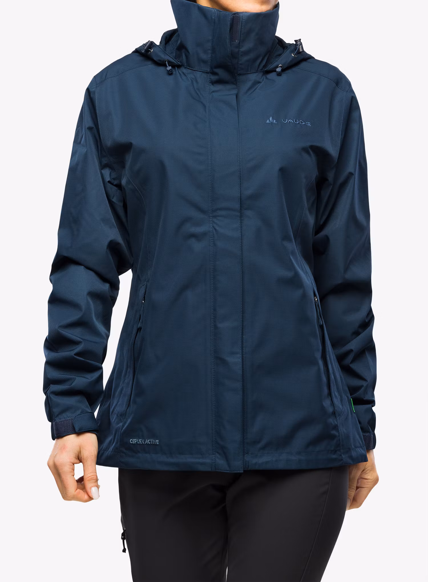Dámská bunda do deště Vaude Escape Light Jacket - dark sea