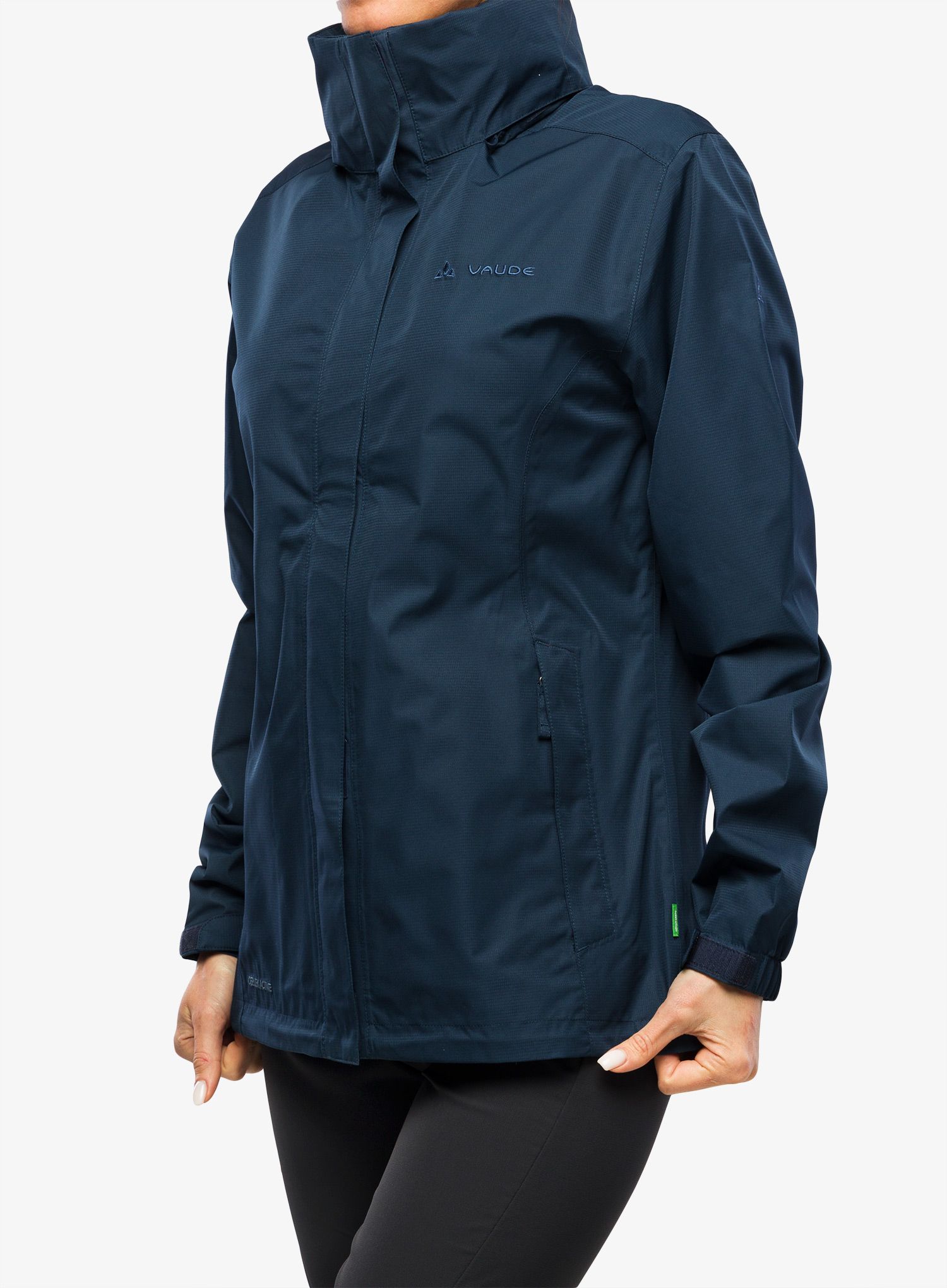 Dámská bunda do deště Vaude Escape Light Jacket - dark sea