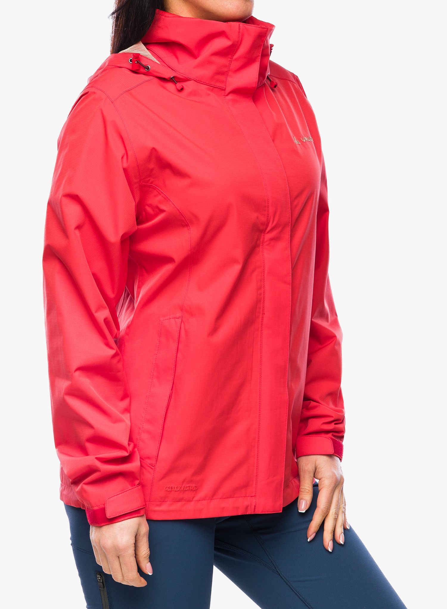 Dámská bunda do deště Vaude Escape Light Jacket - flame