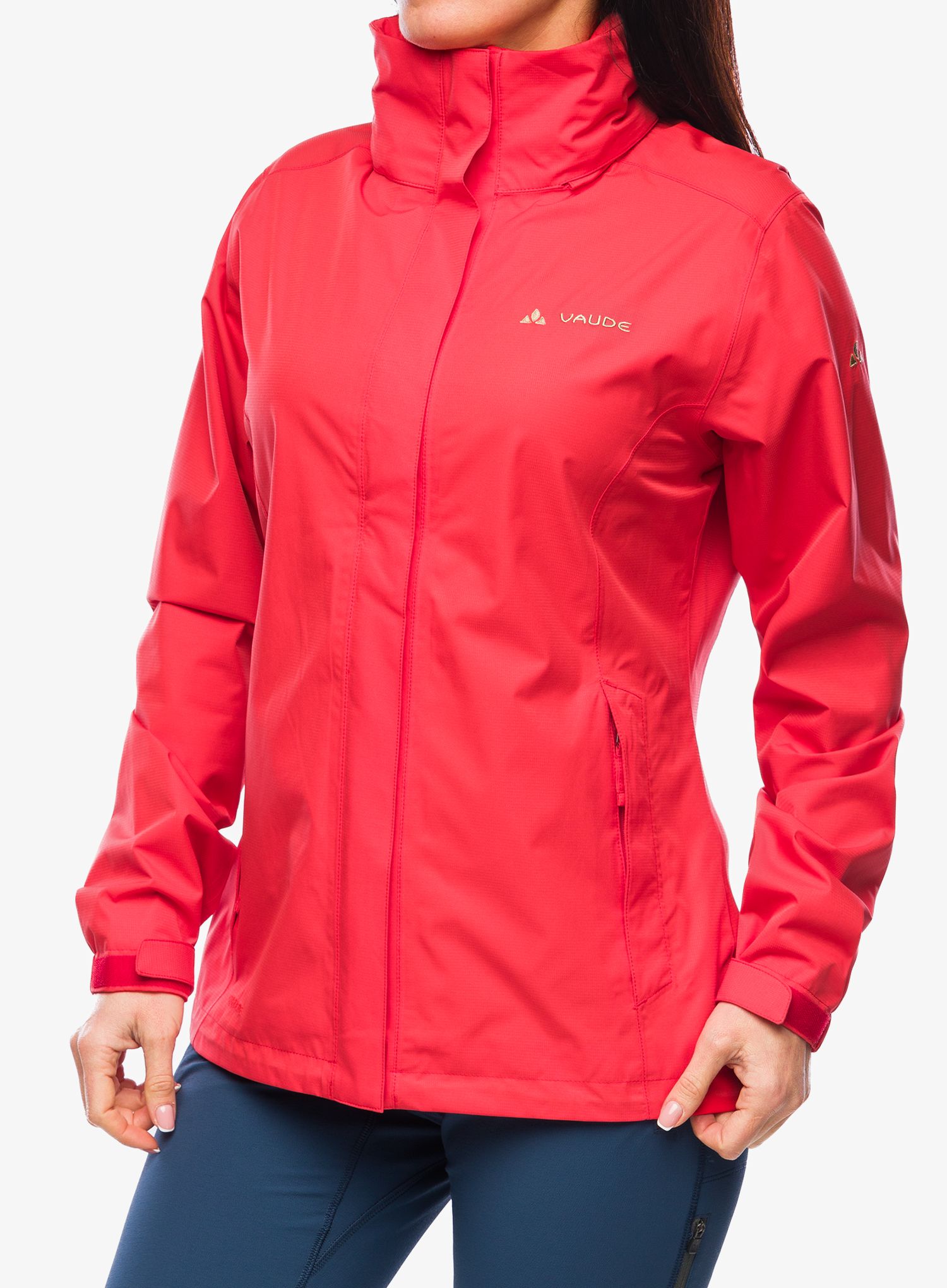 Dámská bunda do deště Vaude Escape Light Jacket - flame