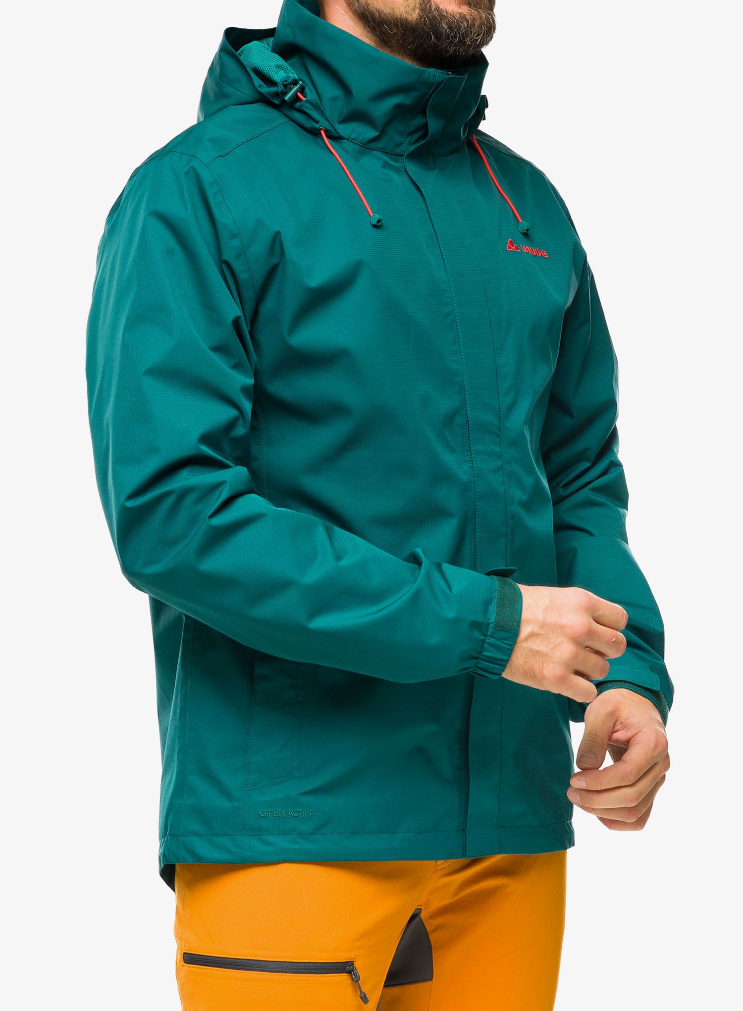Bunda do deště Vaude Escape Light Jacket - mallard green