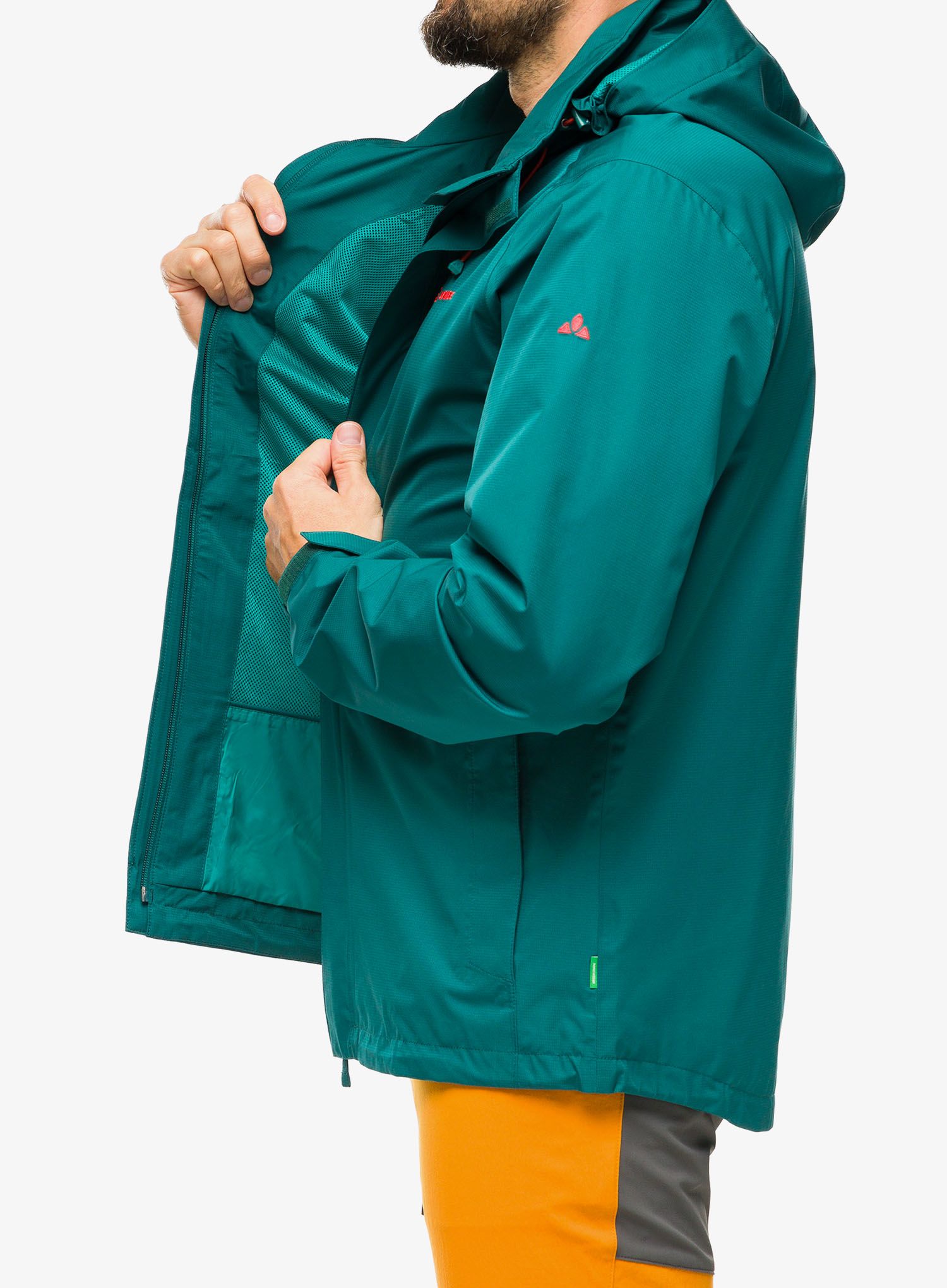 Bunda do deště Vaude Escape Light Jacket - mallard green