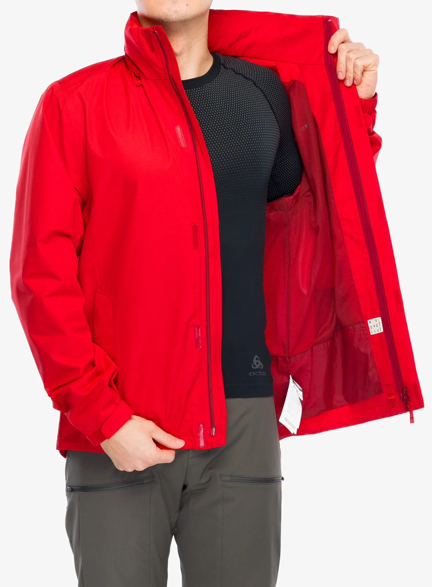 Bunda do deště Vaude Escape Light Jacket - red uni