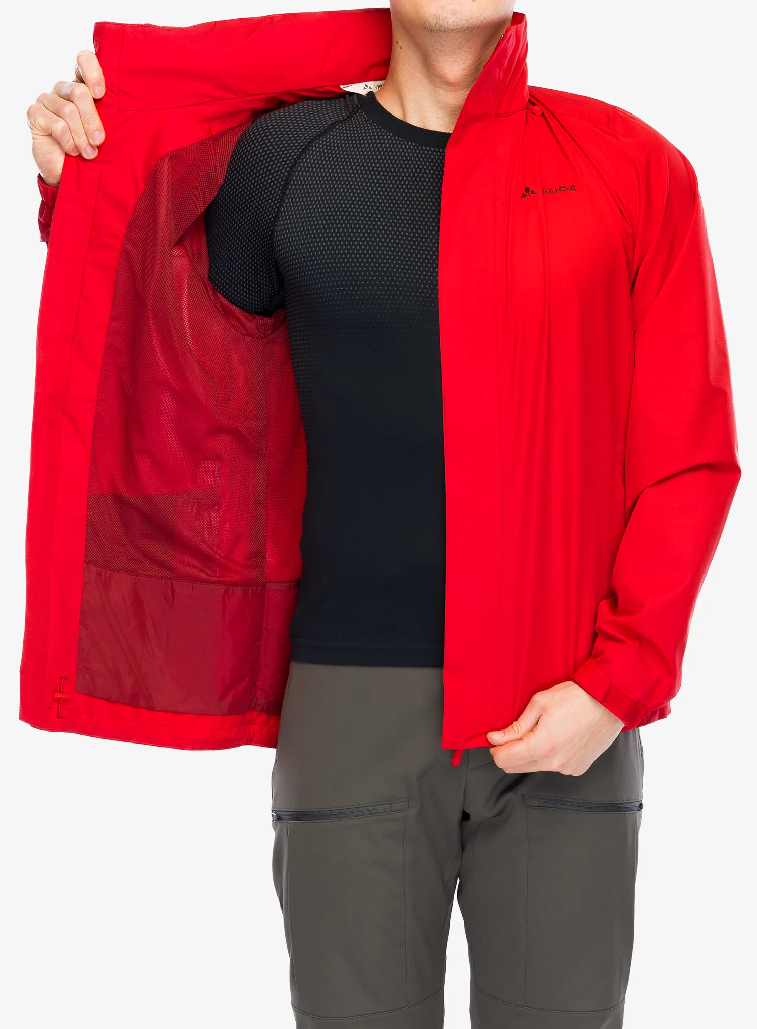 Bunda do deště Vaude Escape Light Jacket - red uni