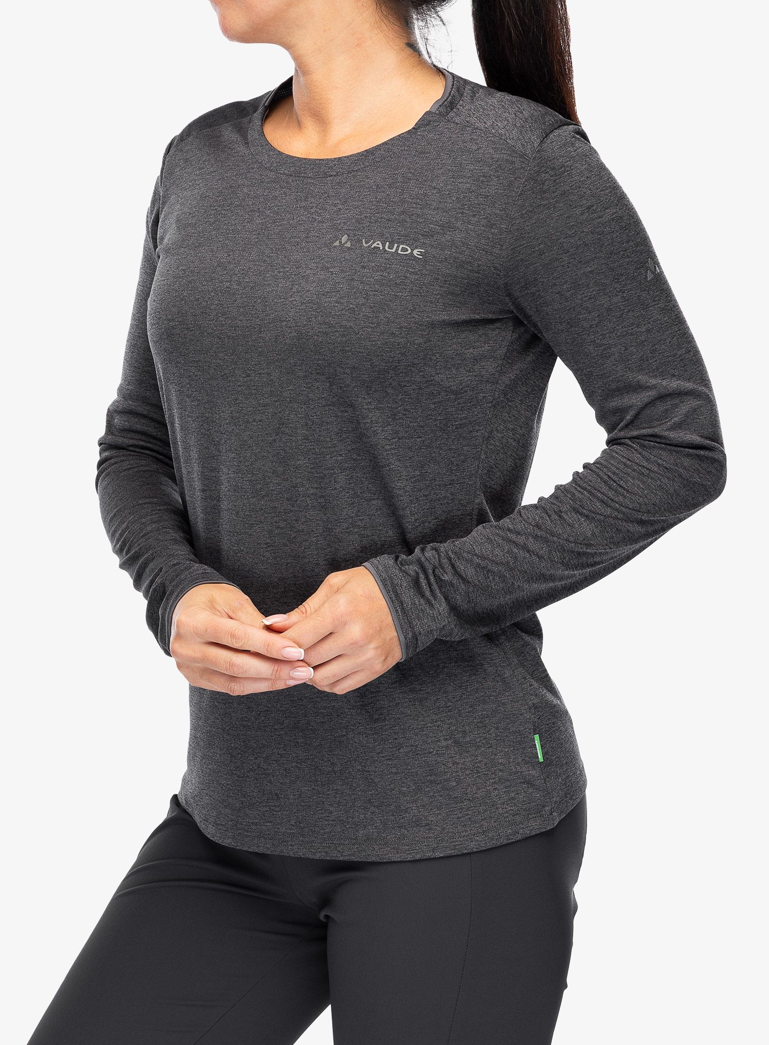 Dámská funkční mikina Vaude Essential LS T-Shirt - black