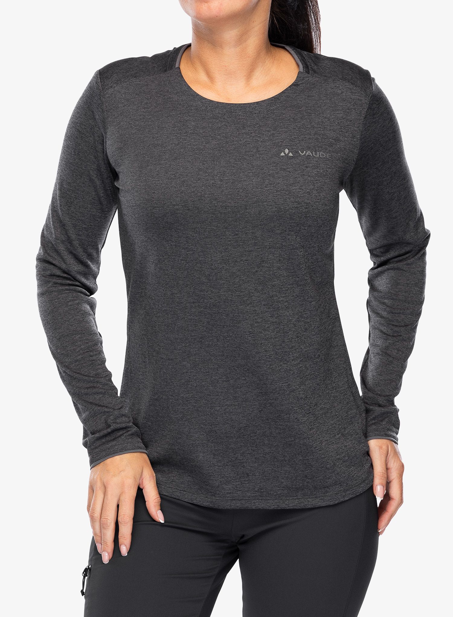 Dámská funkční mikina Vaude Essential LS T-Shirt - black